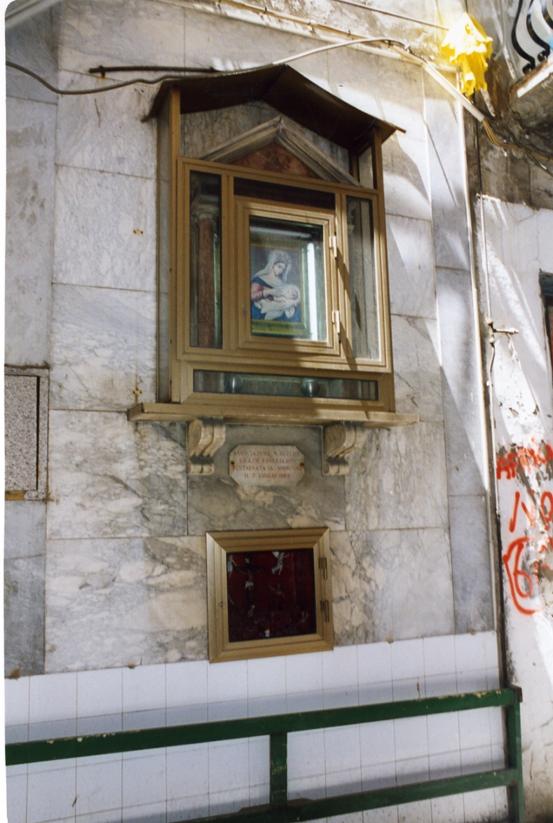 Madonna con Bambino (edicola) - bottega campana (sec. XX)