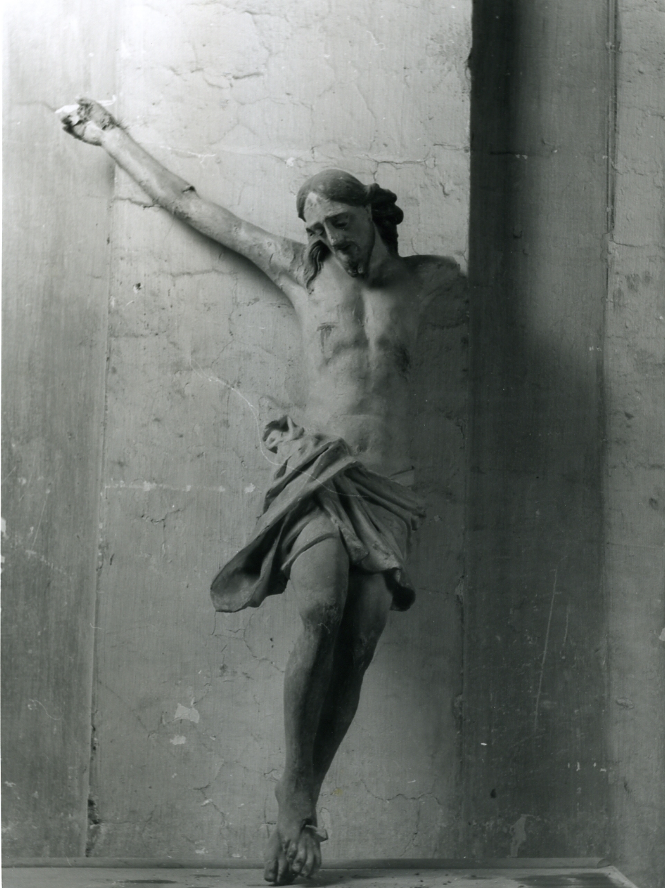 Cristo crocifisso (scultura) - bottega napoletana (inizio sec. XIX)