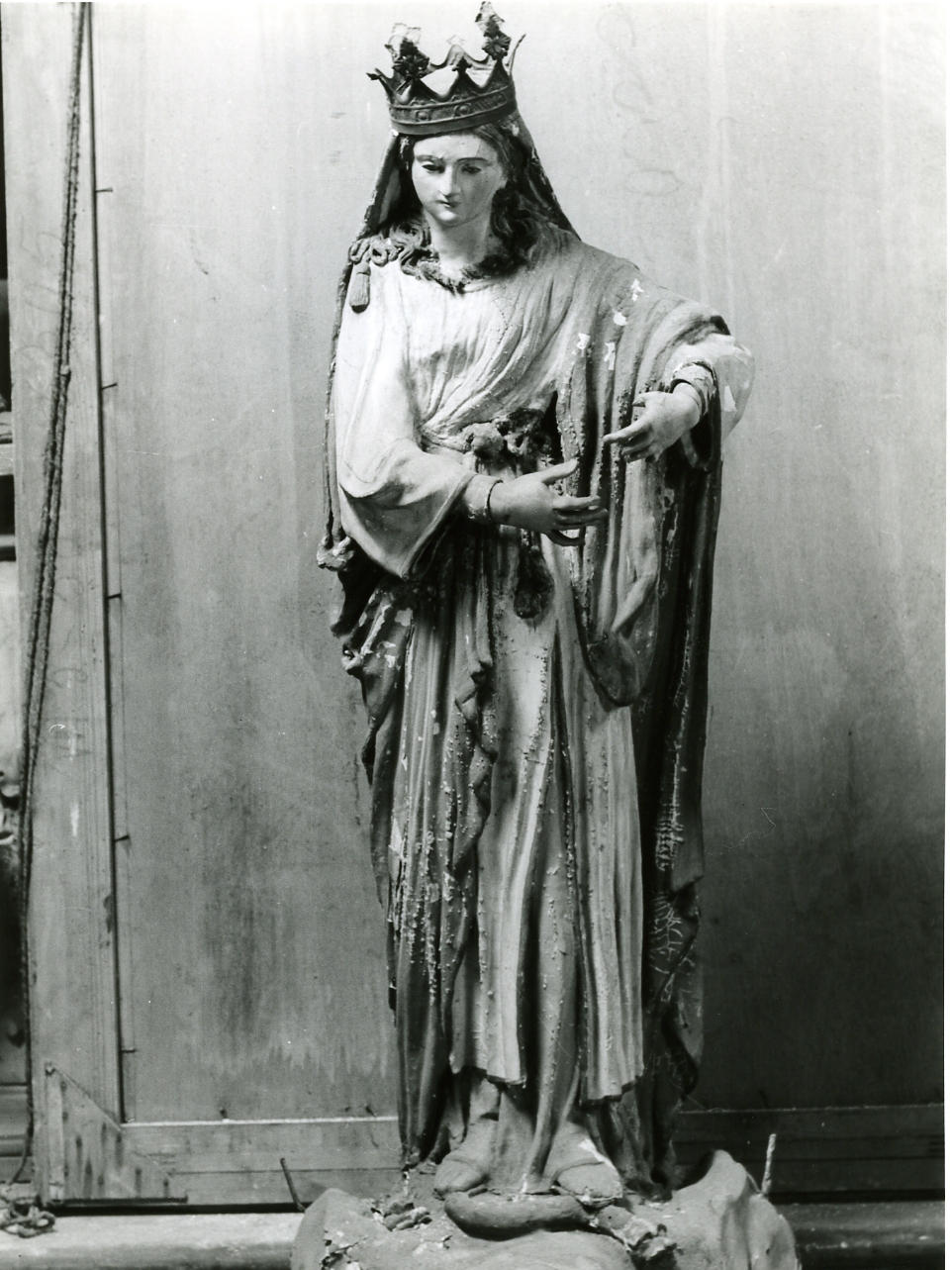 IMMACOLATA CONCEZIONE (STATUETTA DEVOZIONALE) - manifattura napoletana (FINE sec. XIX)