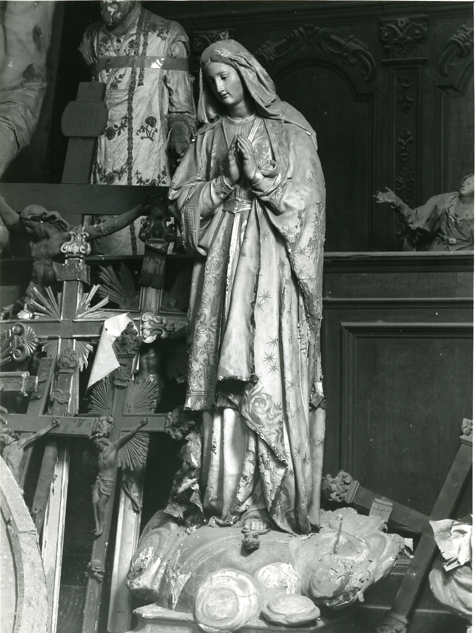 Immacolata Concezione (scultura) di Cerrone Giuseppe (fine sec. XIX)