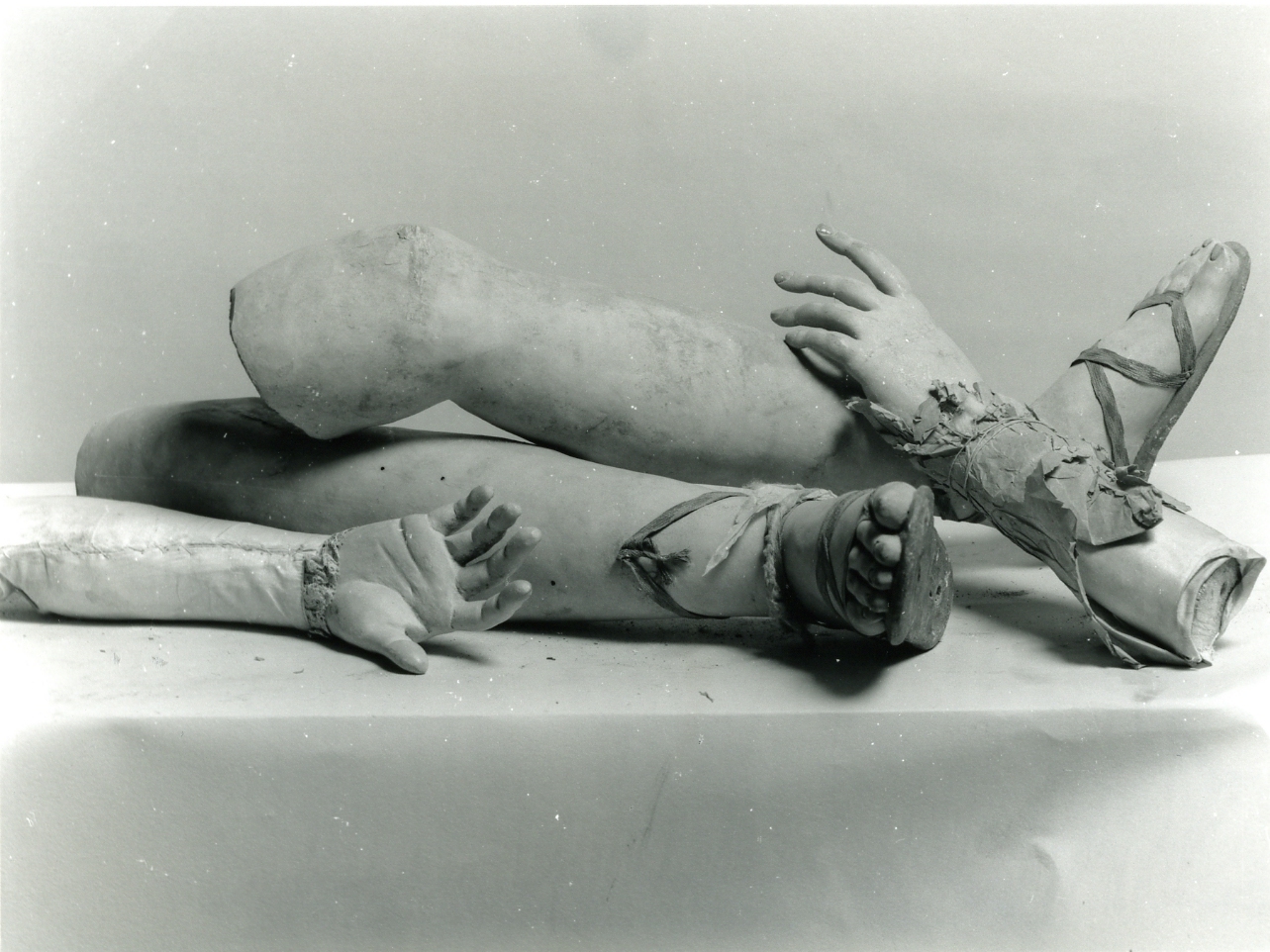 MADONNA (STATUA VESTITA, FRAMMENTO) - manifattura napoletana (Seconda metà sec. XIX)