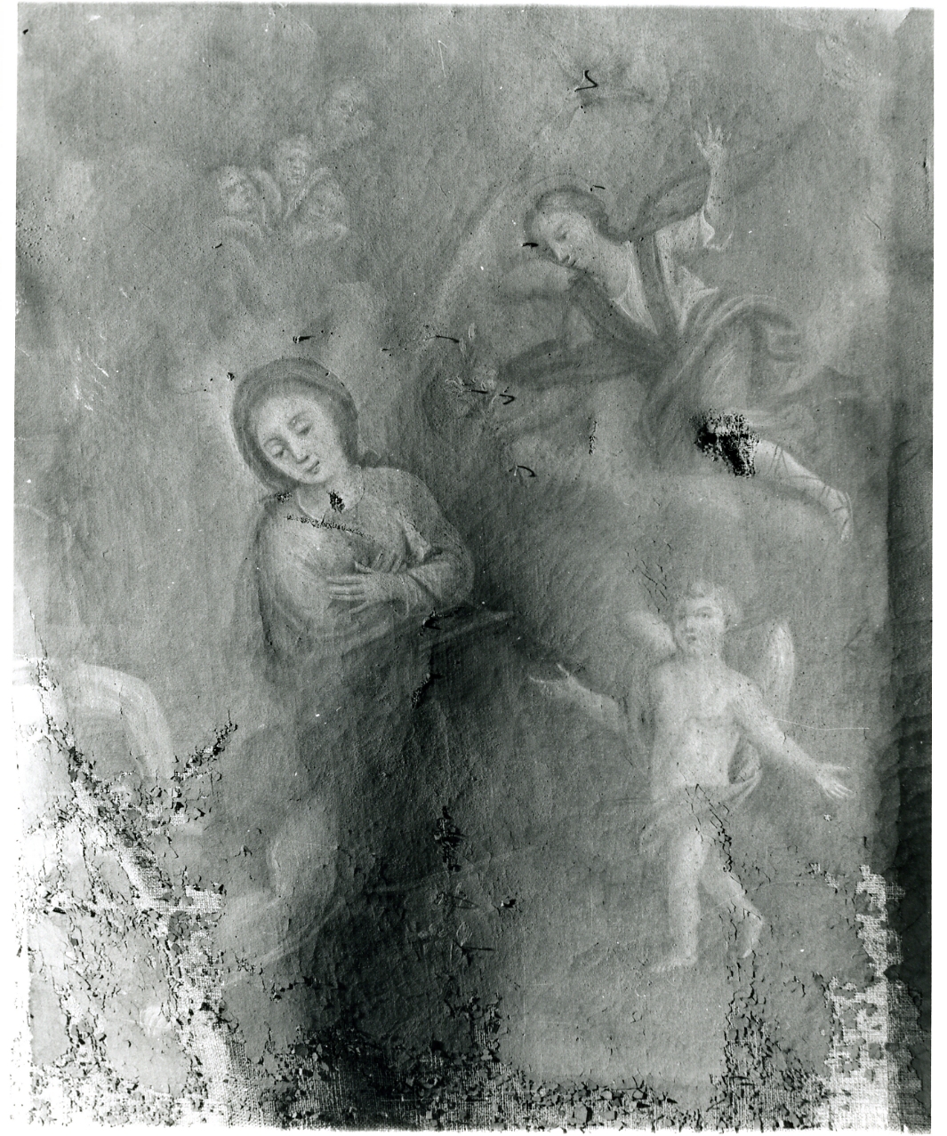 ANNUNCIAZIONE (DIPINTO) - AMBITO NAPOLETANO (FINE sec. XVIII)