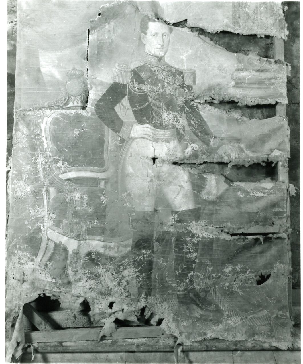 RITRATTO DI FERDINANDO II DI BORBONE (DIPINTO) - AMBITO NAPOLETANO (SECONDO QUARTO sec. XIX)