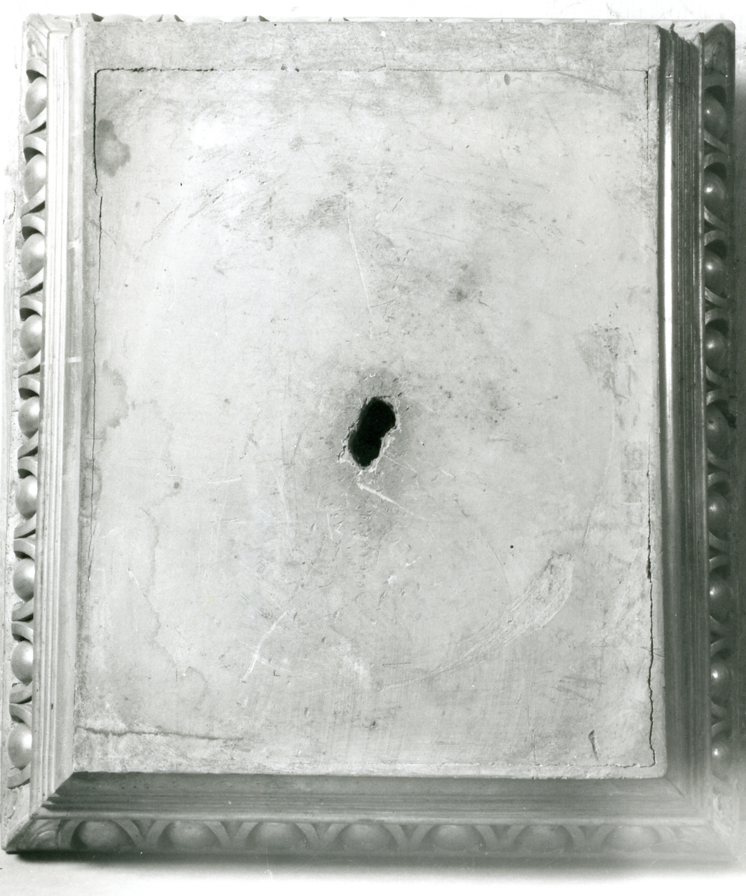 BASE DI STATUA, SERIE - manifattura napoletana (Metà sec. XIX)