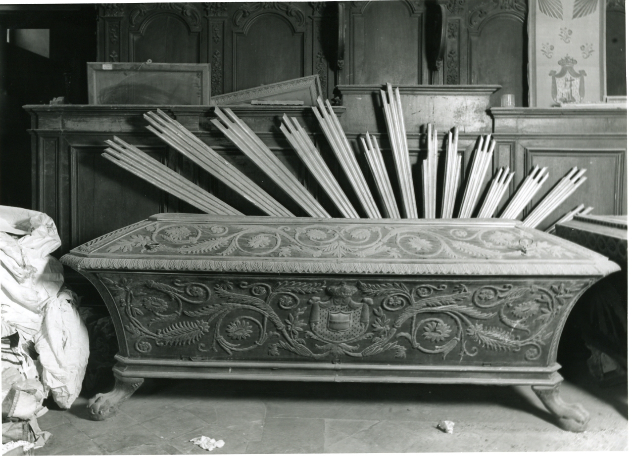 CATAFALCO - manifattura napoletana (Metà sec. XIX)