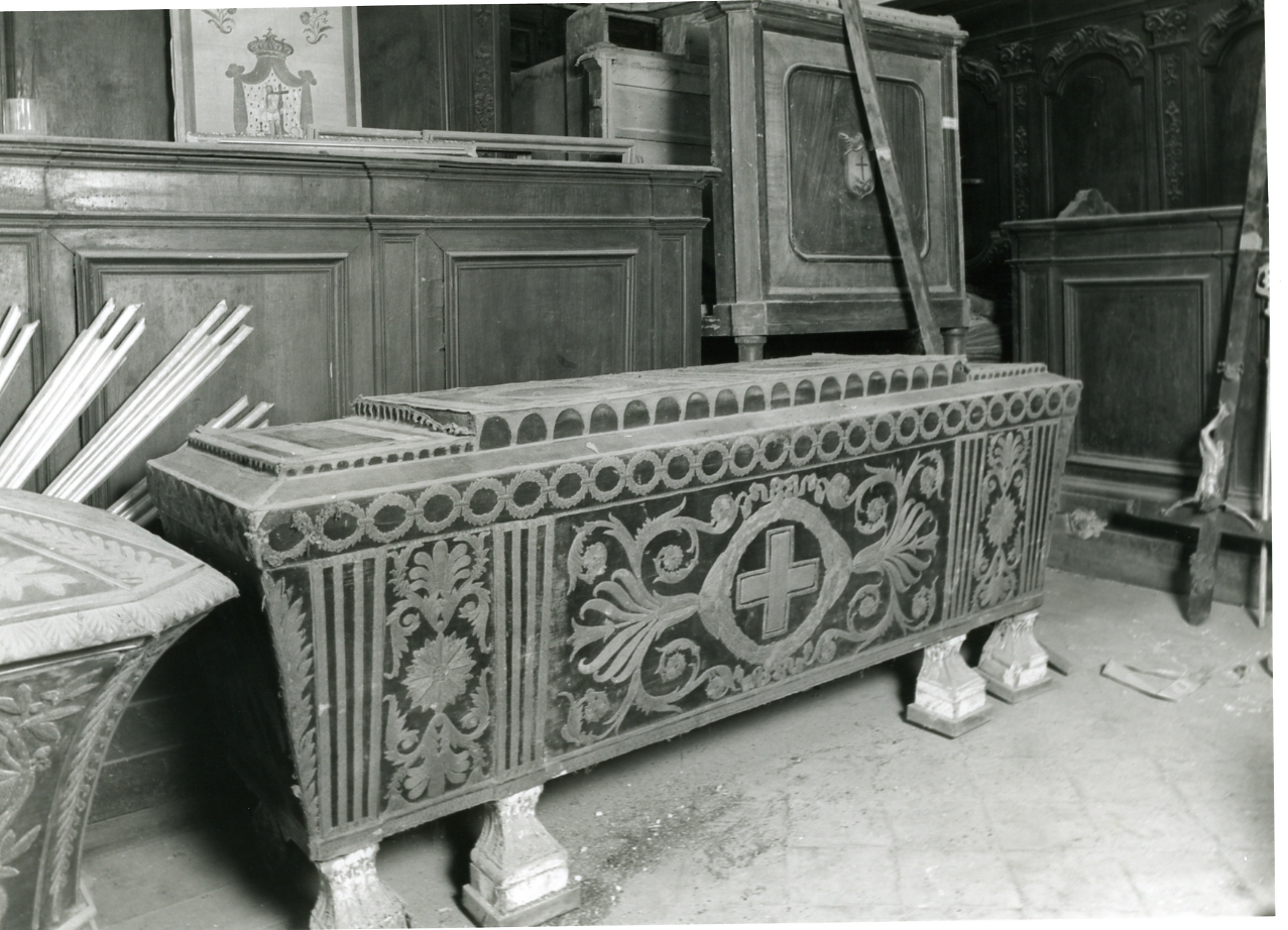 CATAFALCO - manifattura napoletana (Seconda metà sec. XIX)