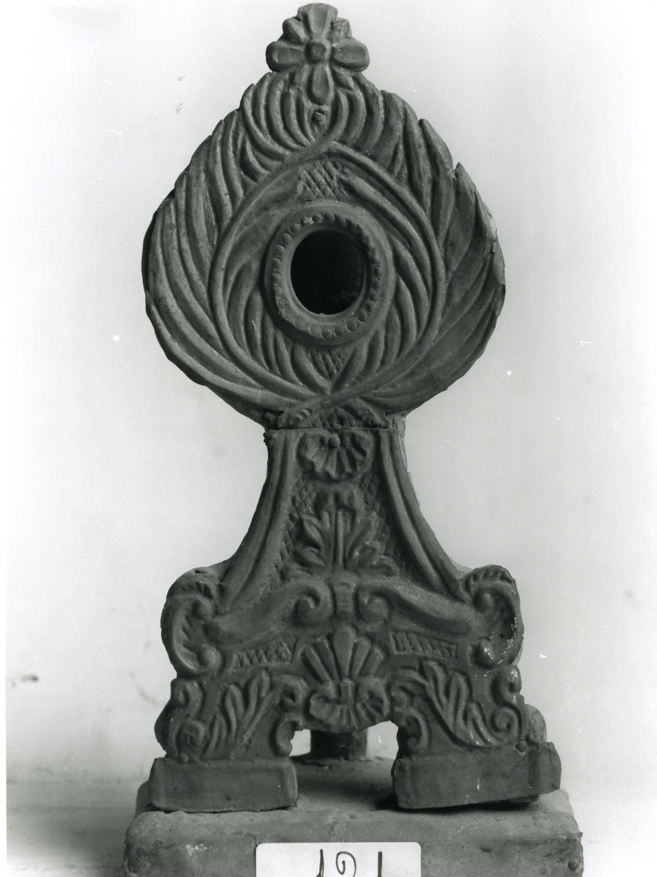 RELIQUIARIO - A OSTENSORIO - manifattura napoletana (Seconda metà sec. XIX)