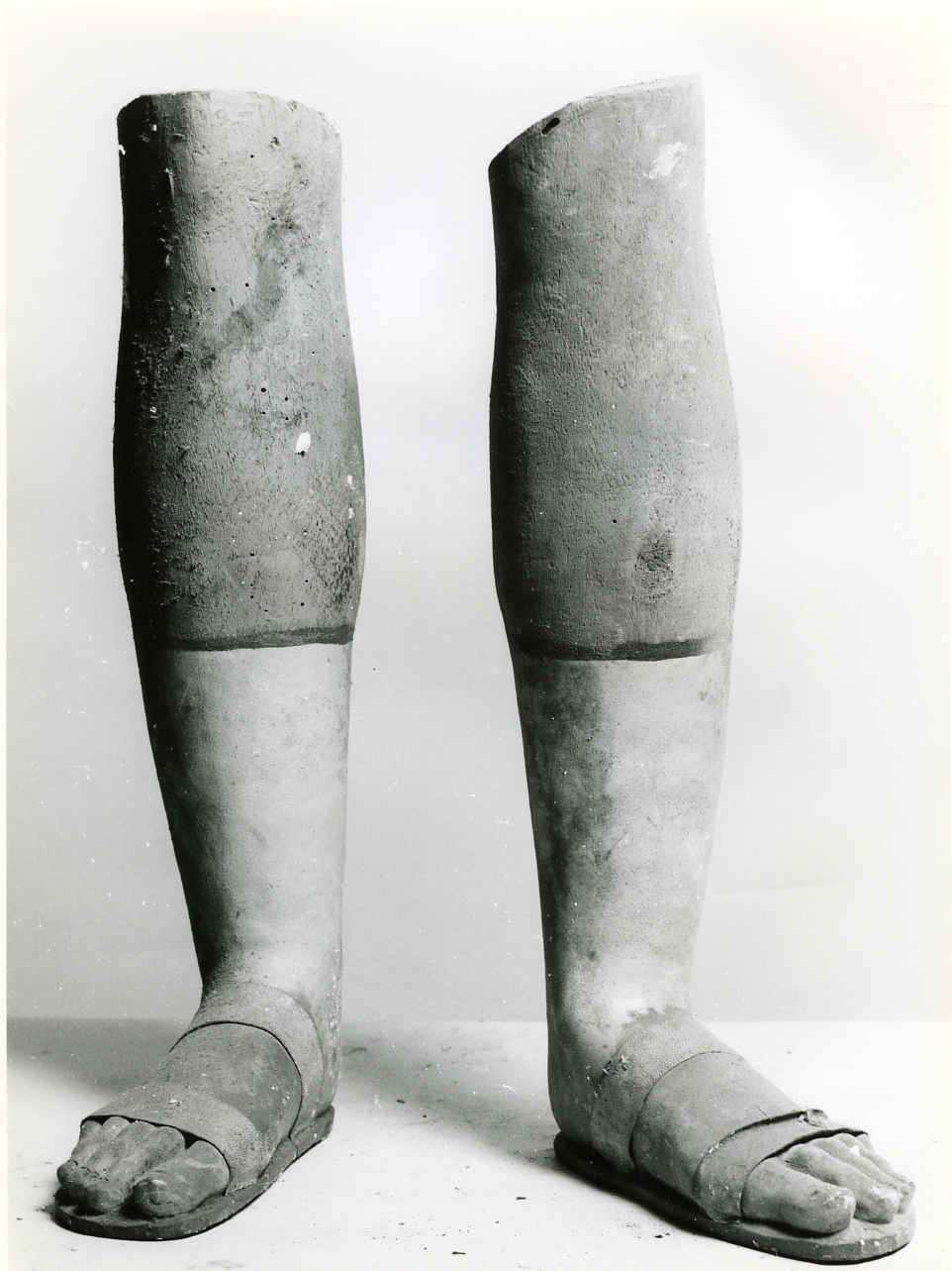 SANTO (STATUA VESTITA, FRAMMENTO) - manifattura napoletana (Seconda metà sec. XIX)