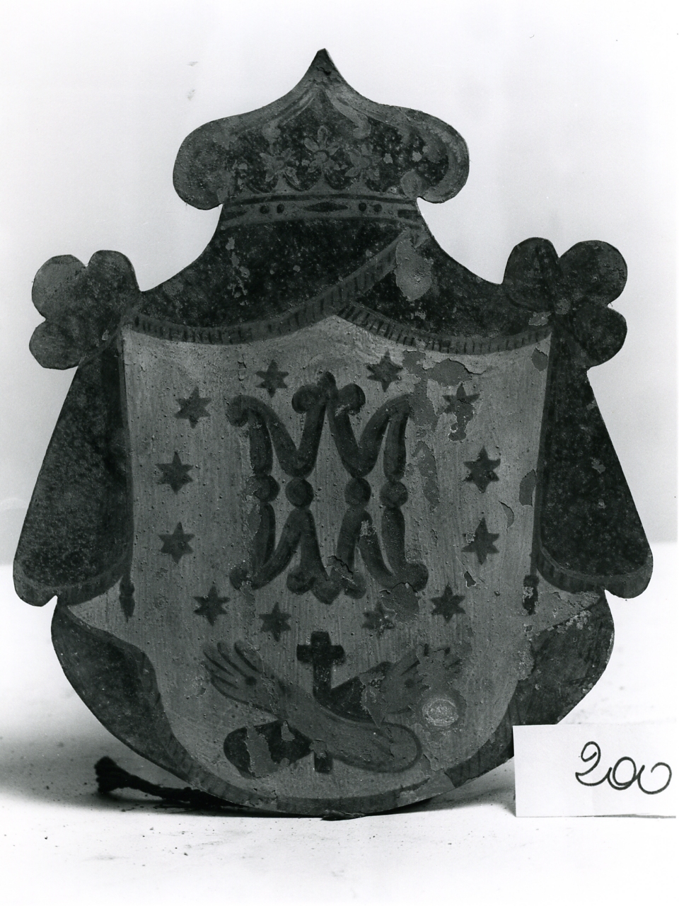 EMBLEMA DI CONFRATERNITA - manifattura napoletana (Metà sec. XIX)