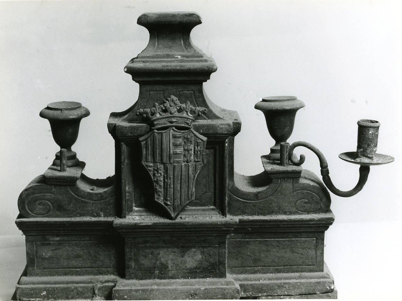 base per croce d'altare - bottega napoletana (fine sec. XVIII)