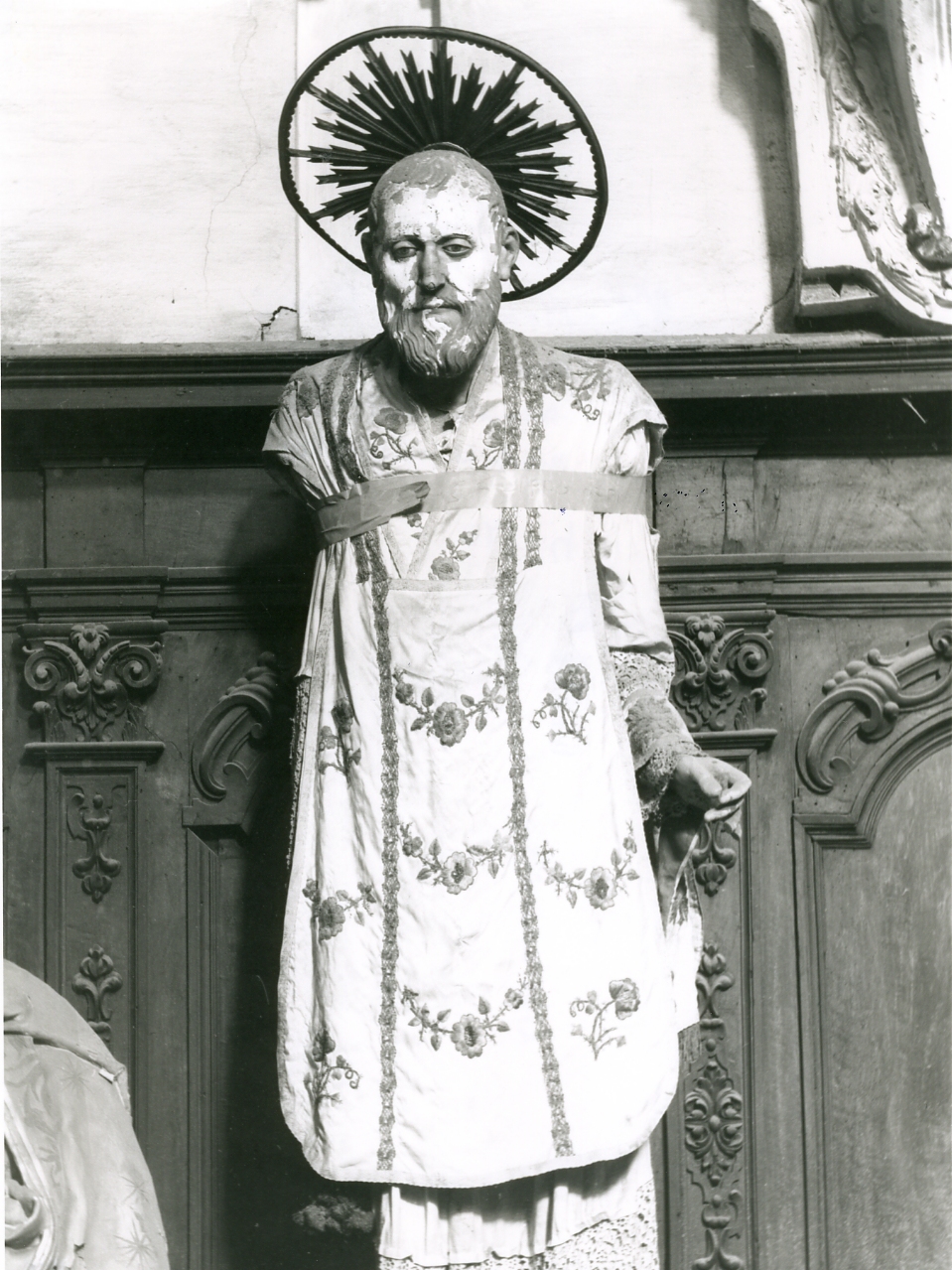 San Filippo Neri (statua) - ambito napoletano (seconda metà sec. XIX)