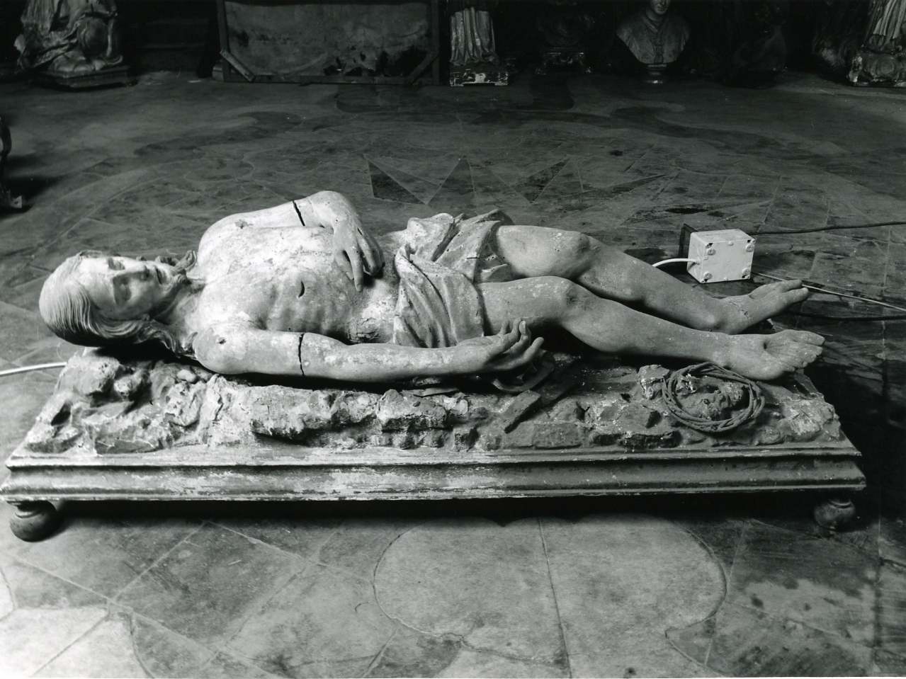 Cristo morto (scultura) - ambito napoletano (inizio sec. XIX)