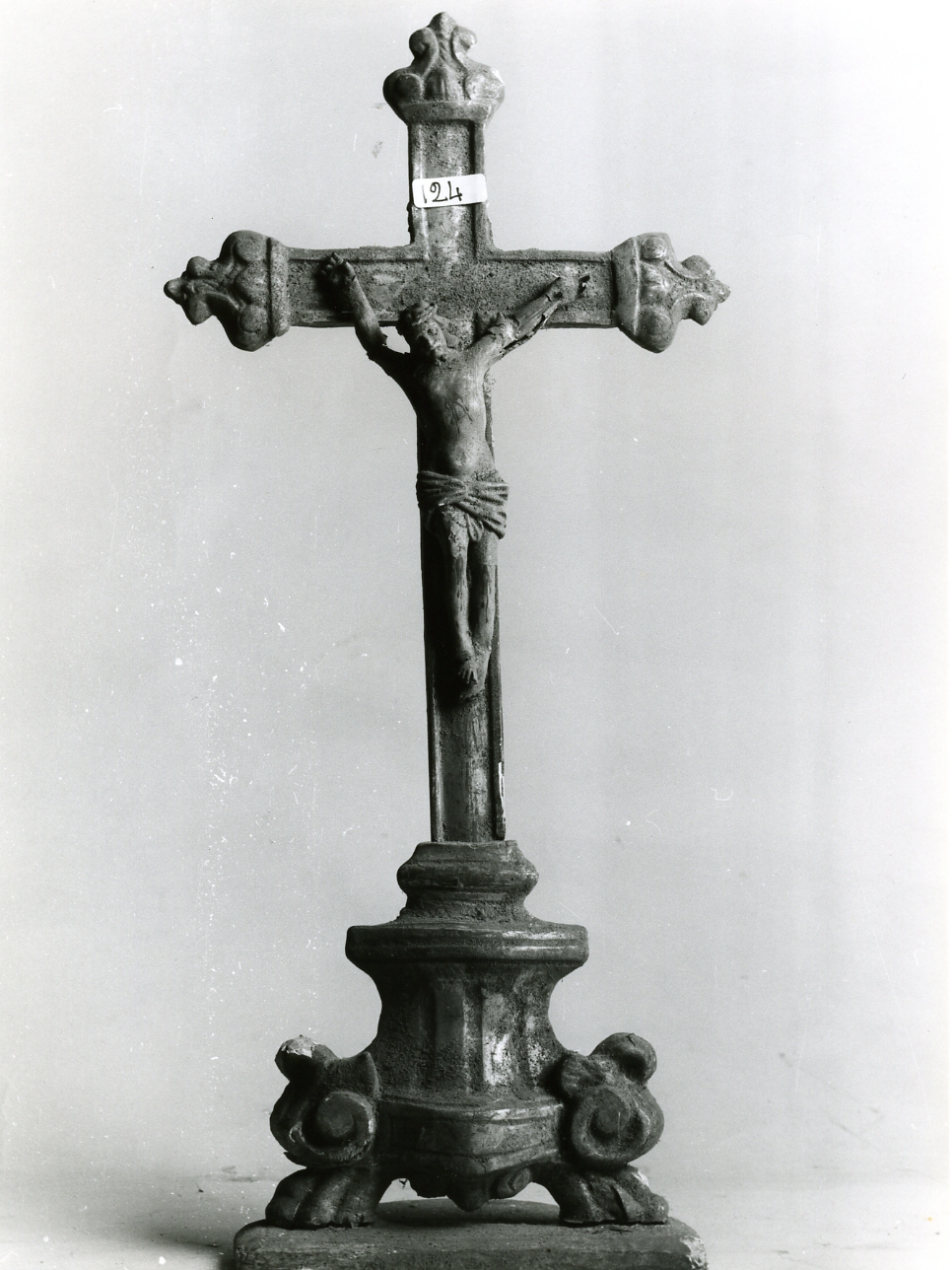 croce d'altare - bottega napoletana (inizio sec. XIX)