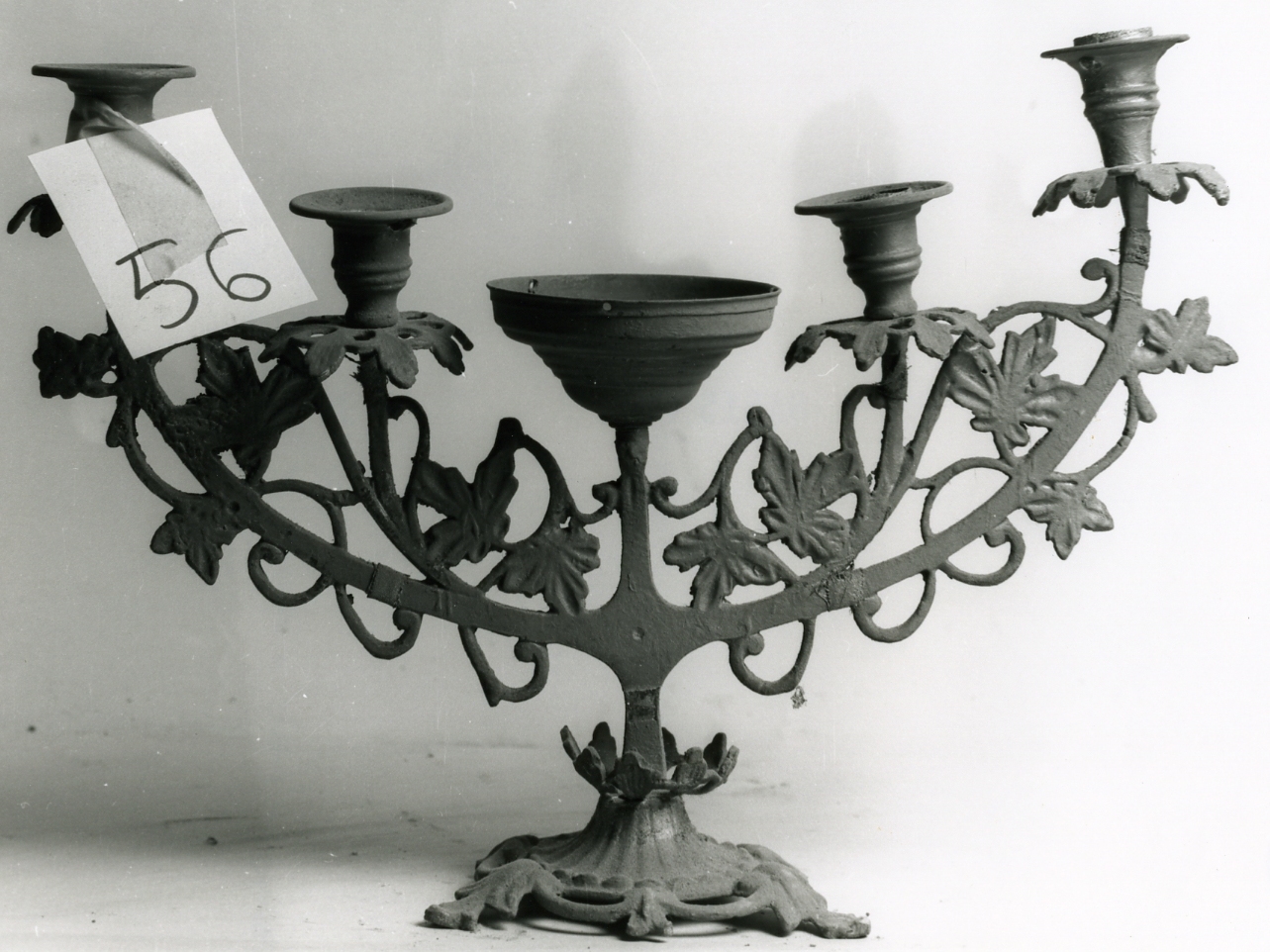 candeliere d'altare - bottega napoletana (inizio sec. XX)