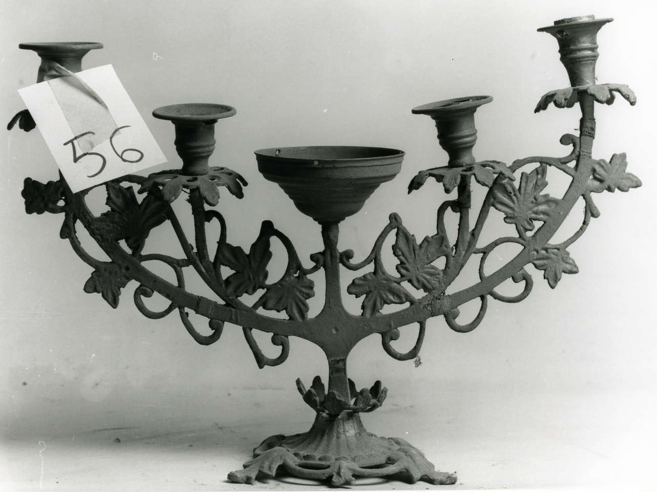 candeliere d'altare - bottega napoletana (inizio sec. XX)