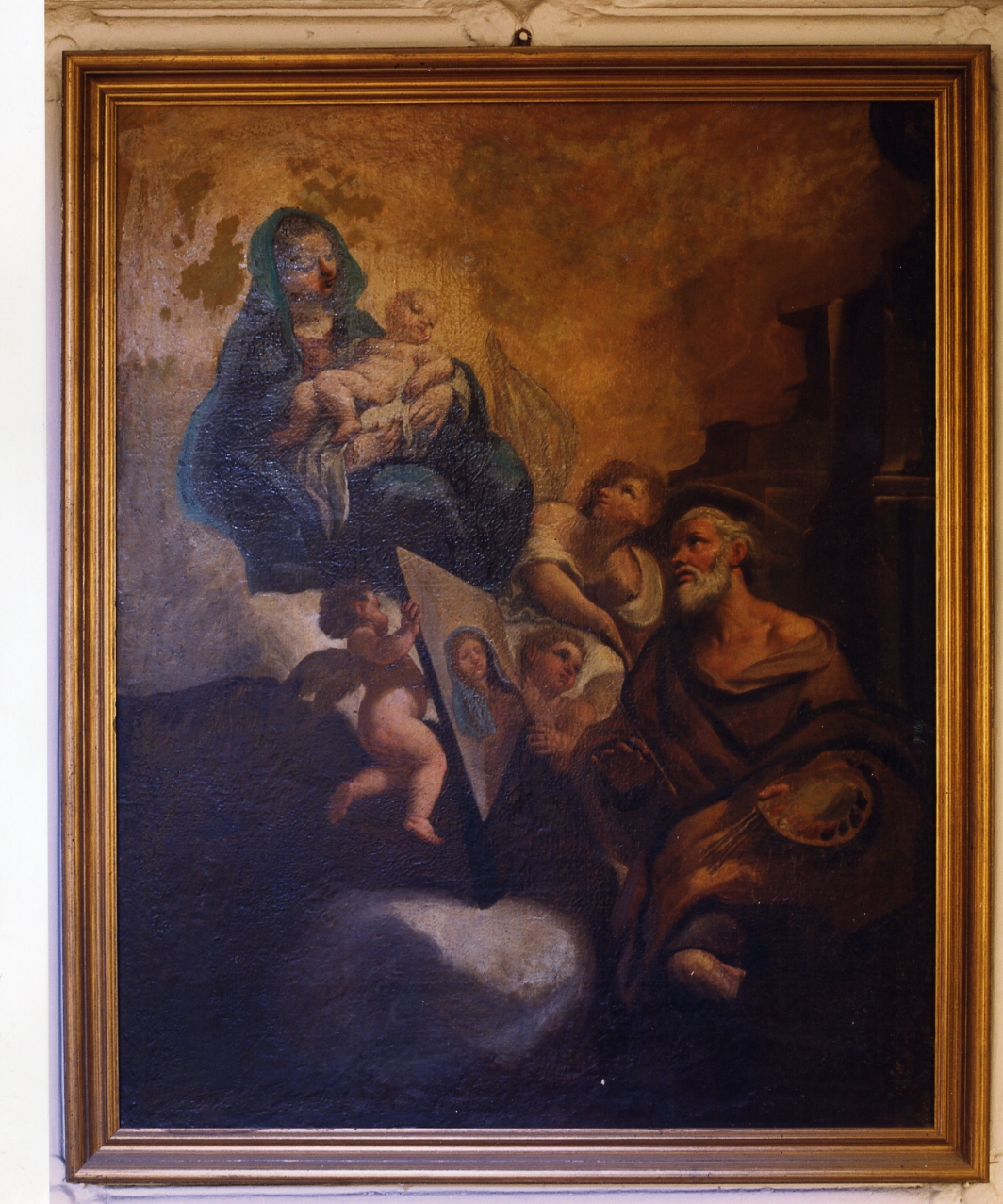San Luca ritrae la Madonna (dipinto) - ambito napoletano (seconda metà sec. XVII)