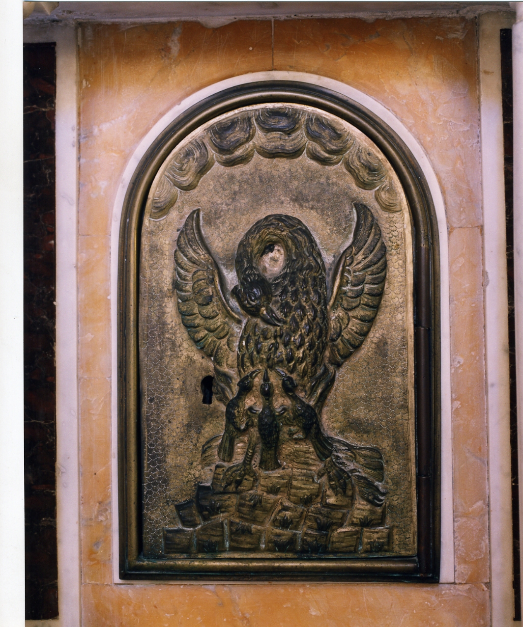 sportello di tabernacolo - manifattura napoletana (metà sec. XIX)