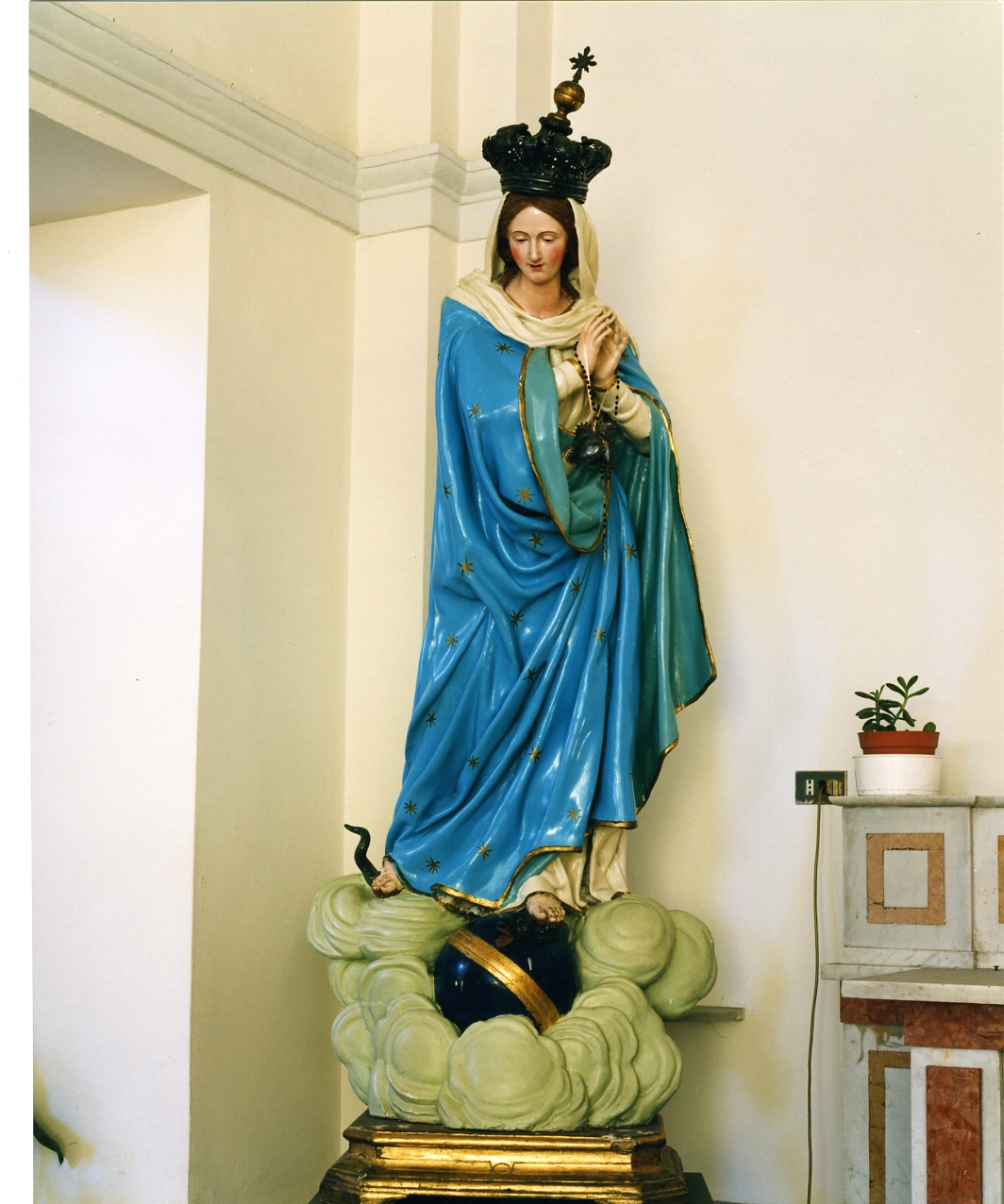 Madonna Immacolata (statua) - bottega napoletana (ultimo quarto sec. XVIII)