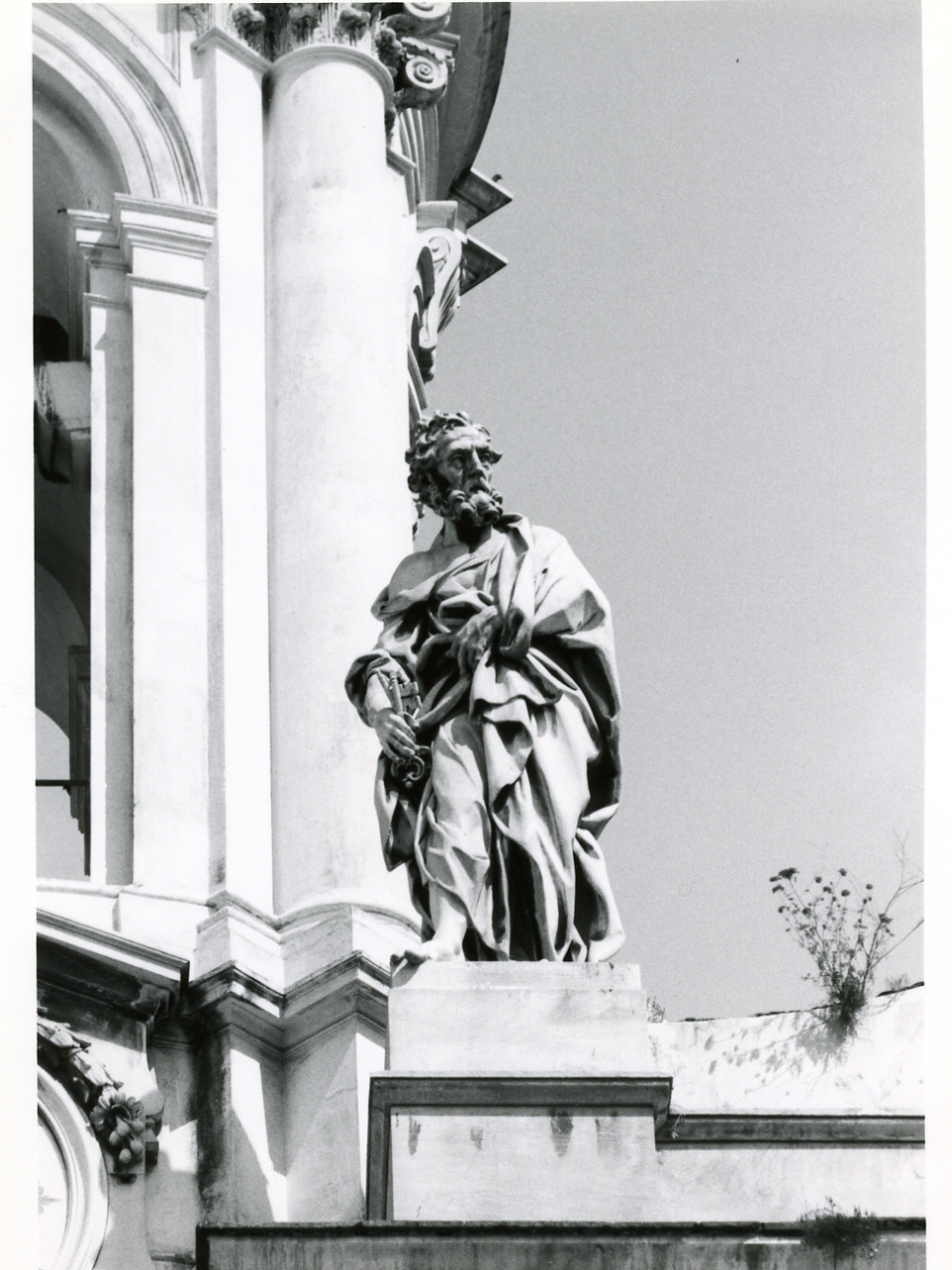 San Pietro Apostolo (statua) di Vaccaro Domenico Antonio (sec. XVIII)
