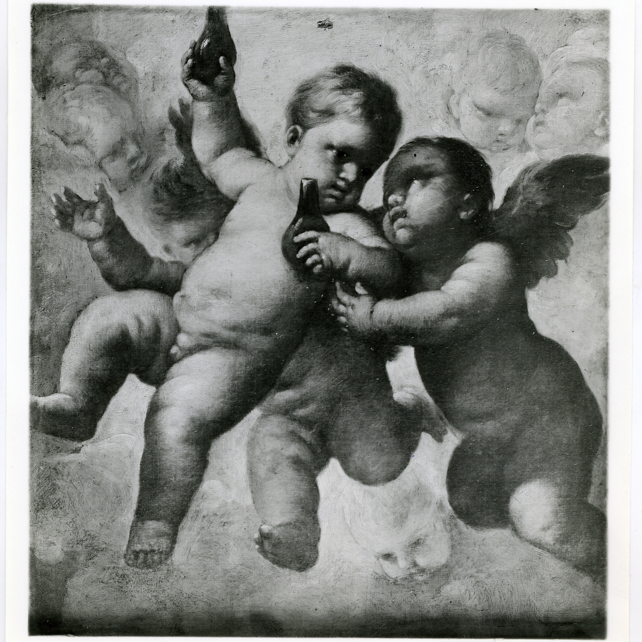 putti (dipinto) di Giordano Luca (sec. XVIII)