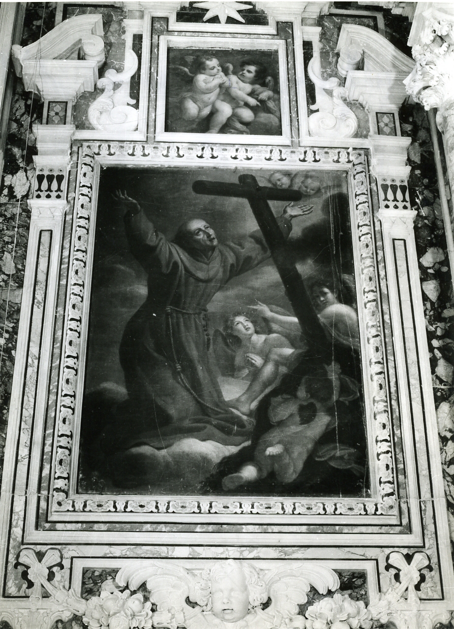 estasi di San Pietro d'Alcantara (dipinto) di Morandi Giovanni Maria (seconda metà sec. XVII)