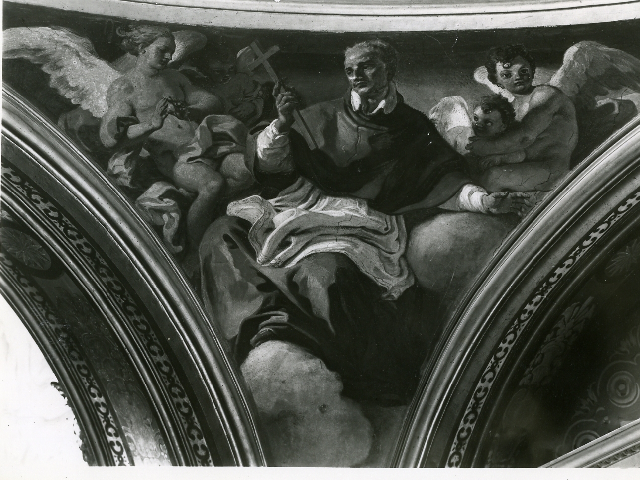 San Pio V Papa (dipinto) di Solimena Francesco detto Abate Ciccio (sec. XVIII)