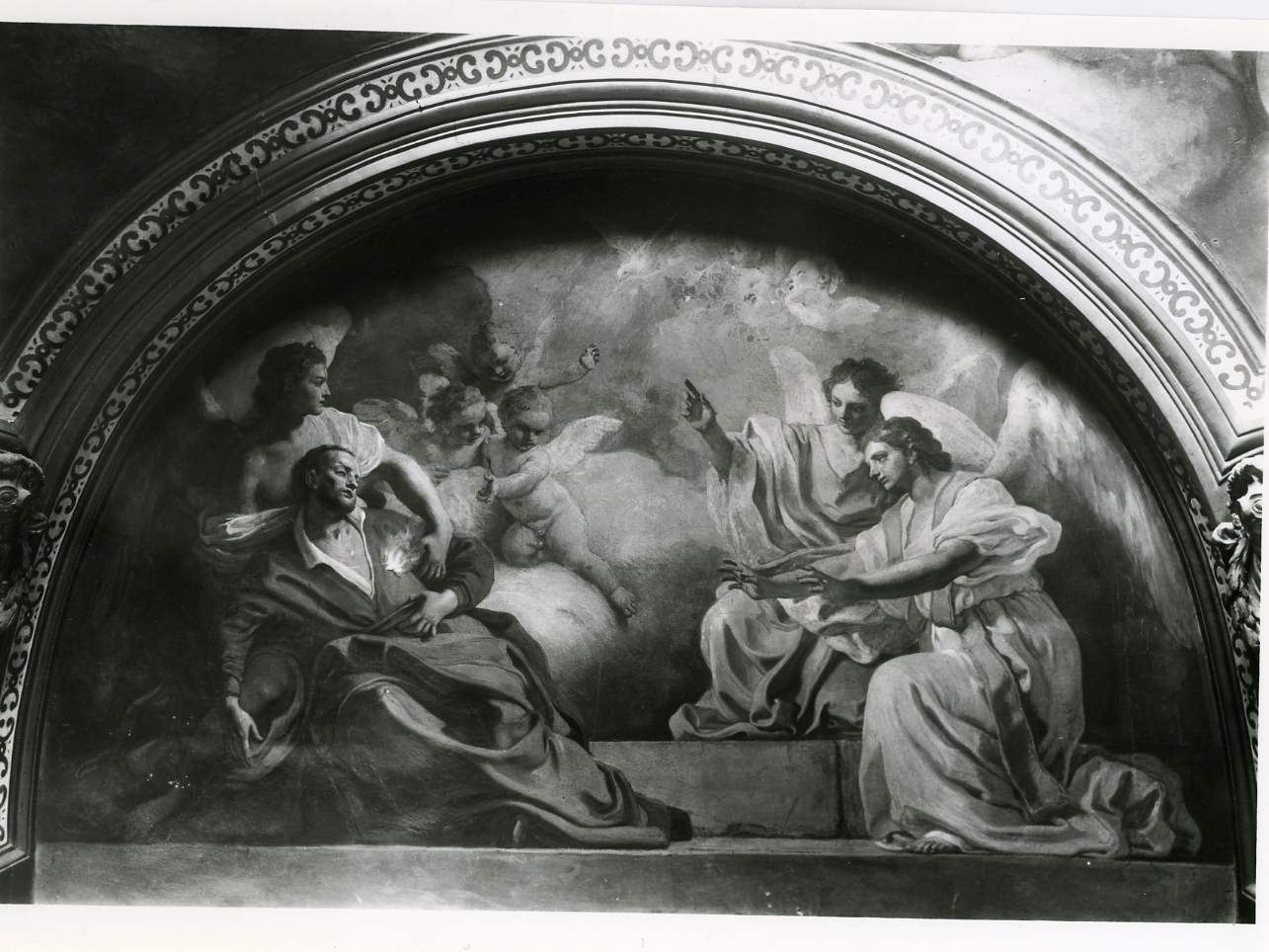 transito di San Filippo Neri (dipinto, elemento d'insieme) di Solimena Francesco detto Abate Ciccio (sec. XVIII)