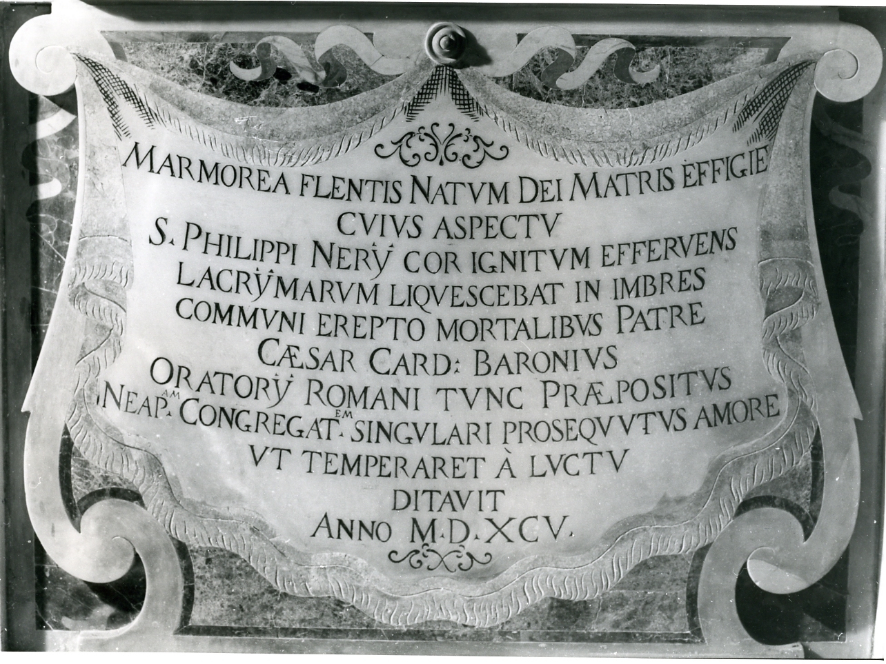 lapide commemorativa - bottega napoletana (sec. XVI)