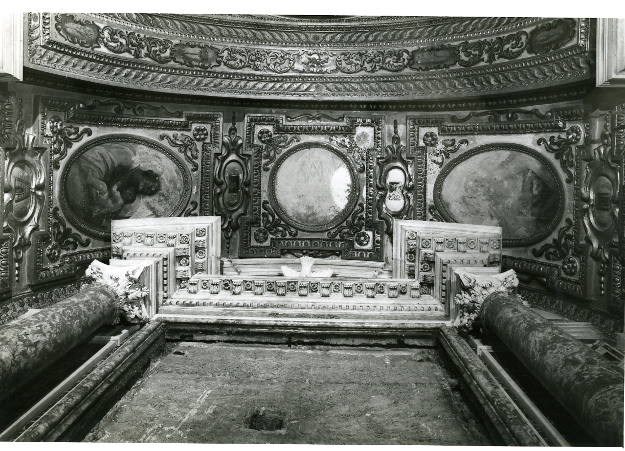 decorazione plastico-pittorica, insieme di Simonelli Giuseppe, Lazzari Dionisio (sec. XVII)