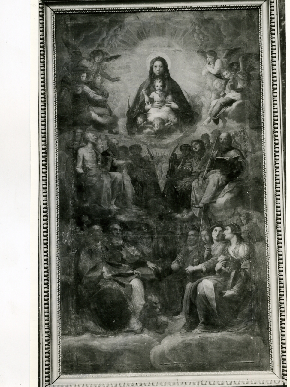Madonna della Vallicella, Madonna con Bambino (dipinto) di Azzolino Giovanni Bernardino (inizio sec. XVII)