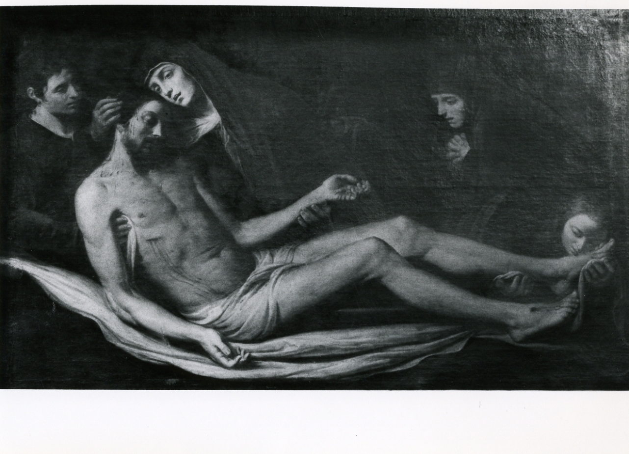 pietà (dipinto) di Rodriguez Luigi (sec. XVII)