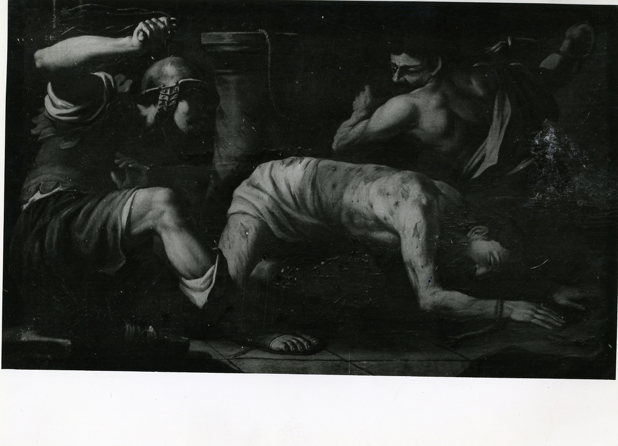 flagellazione di Cristo (dipinto) - ambito napoletano (prima metà sec. XVII)