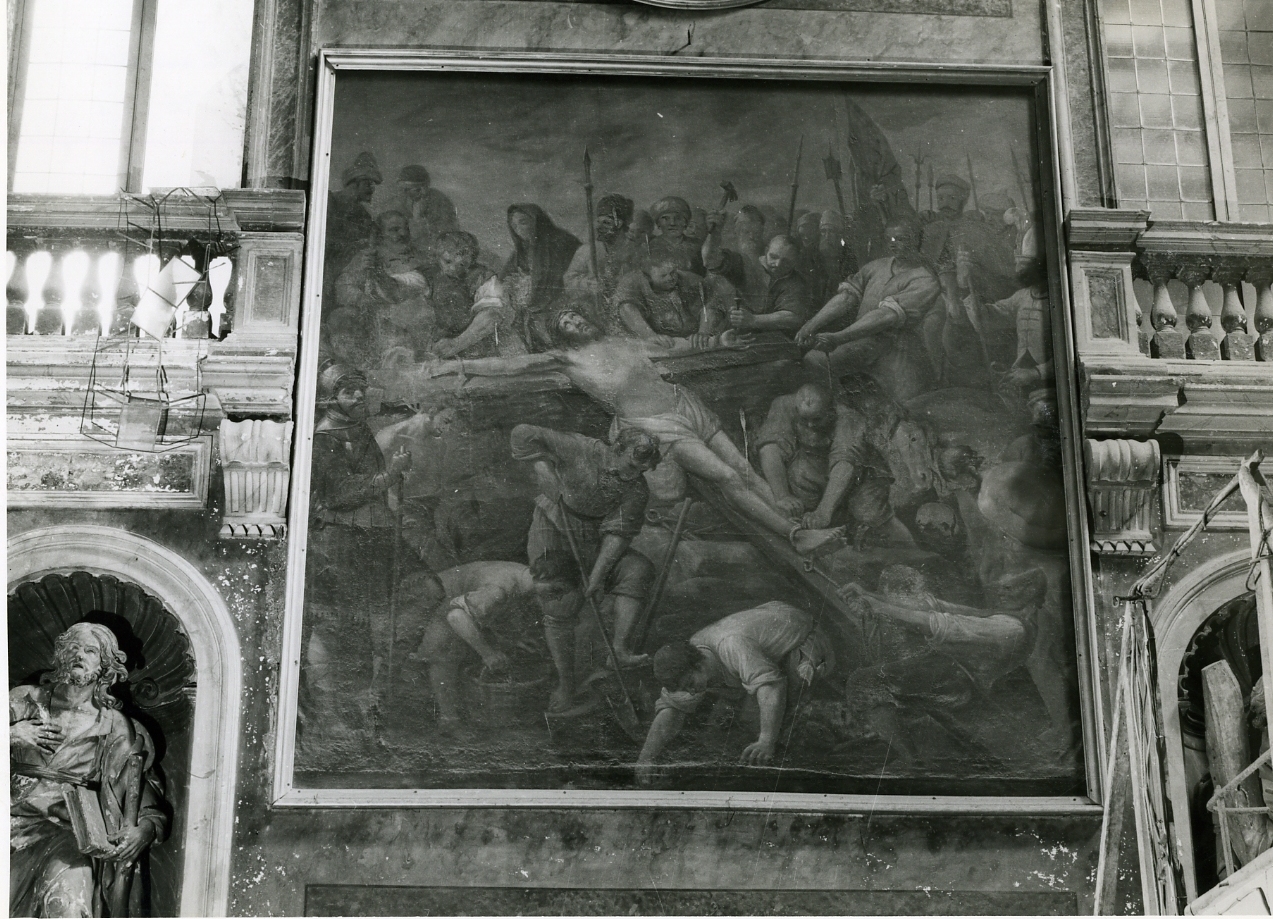 crocifissione di Cristo (dipinto) di Corenzio Belisario (inizio sec. XVII)