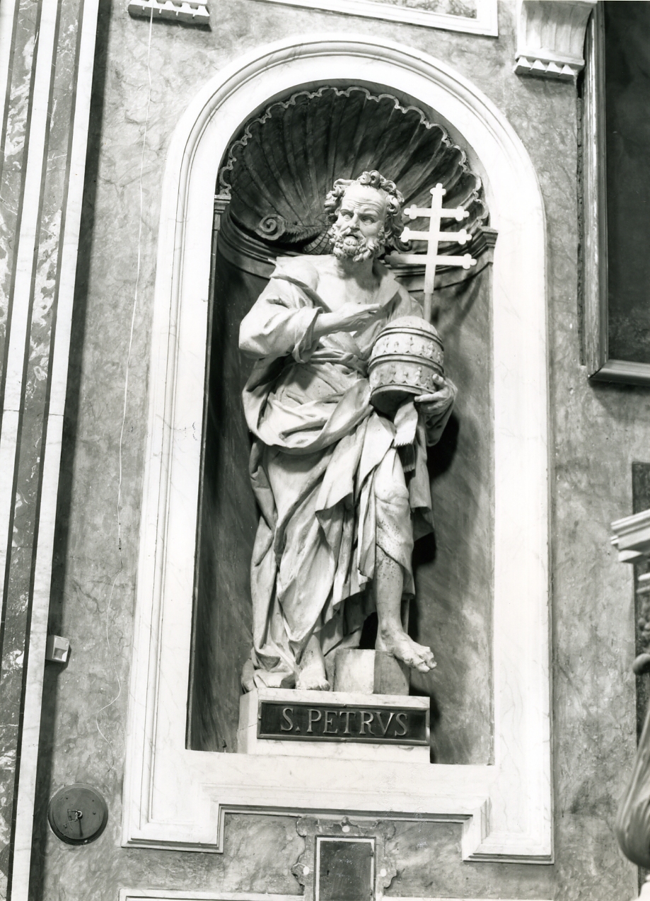 San Pietro Apostolo (statua) di Vaccaro Domenico Antonio, Verzella Francesco (ultimo quarto sec. XVIII)