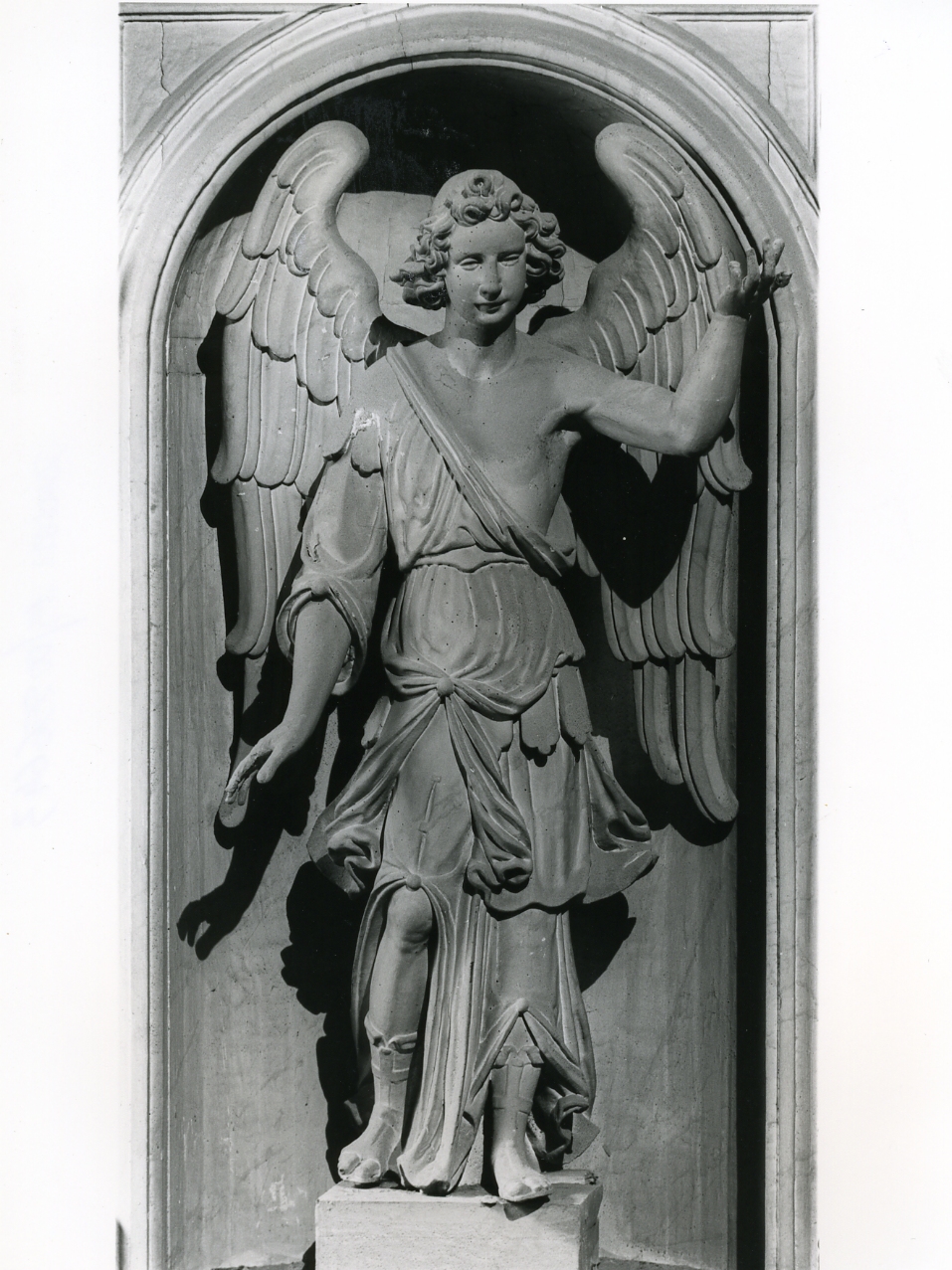 angelo (statua) - bottega napoletana (seconda metà sec. XVII)