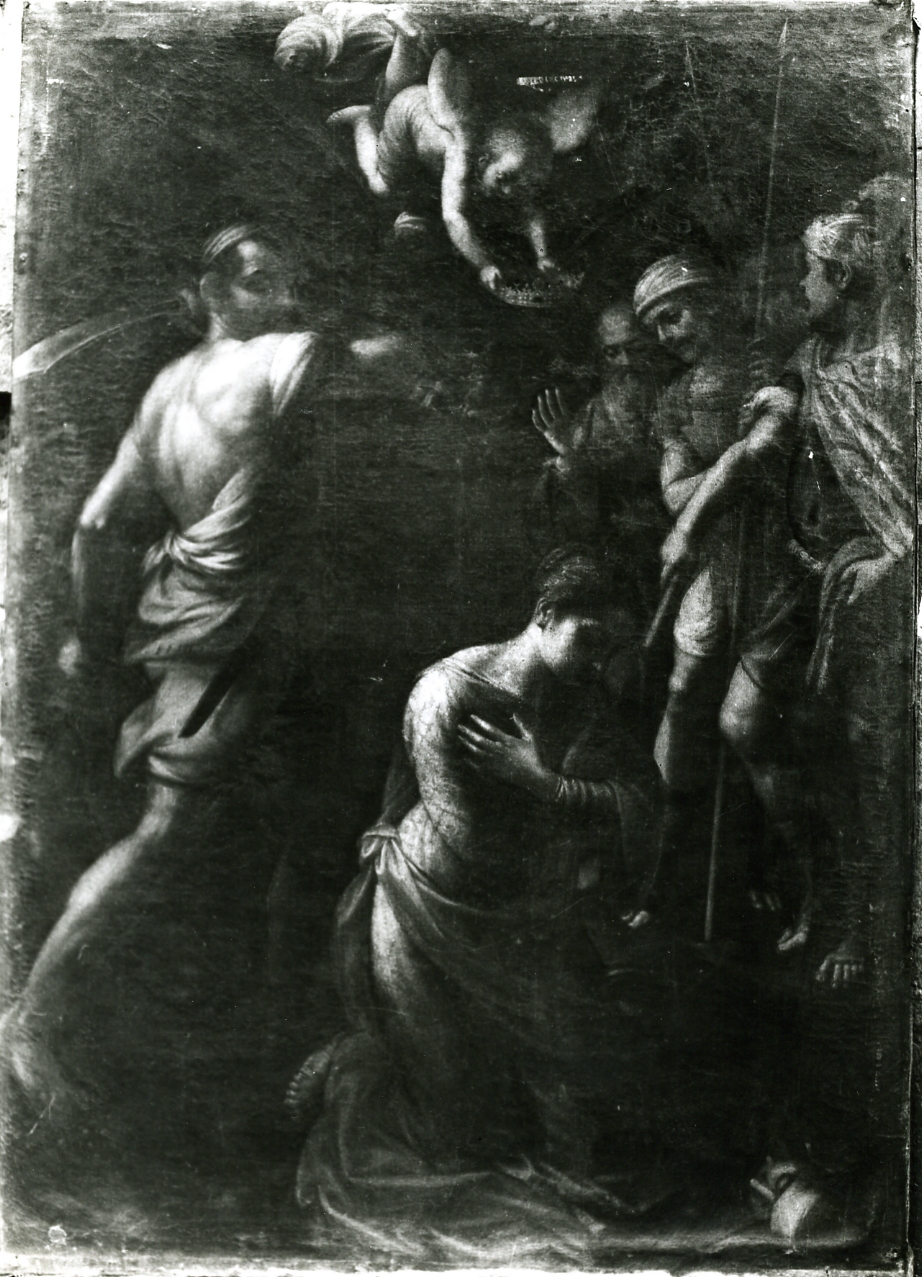 martirio di Santa Cordula (dipinto) di D'Amato Giovanni Antonio il Giovane (inizio sec. XVII)