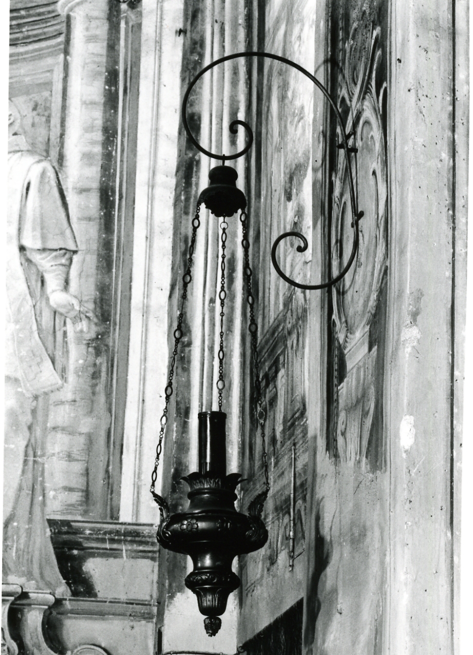 lampada pensile, serie - bottega napoletana (seconda metà sec. XVIII)