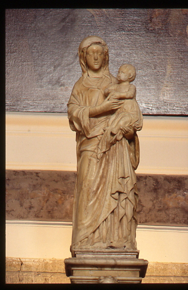 Madonna con Bambino (gruppo scultoreo) di Laurana Francesco (terzo quarto sec. XV)