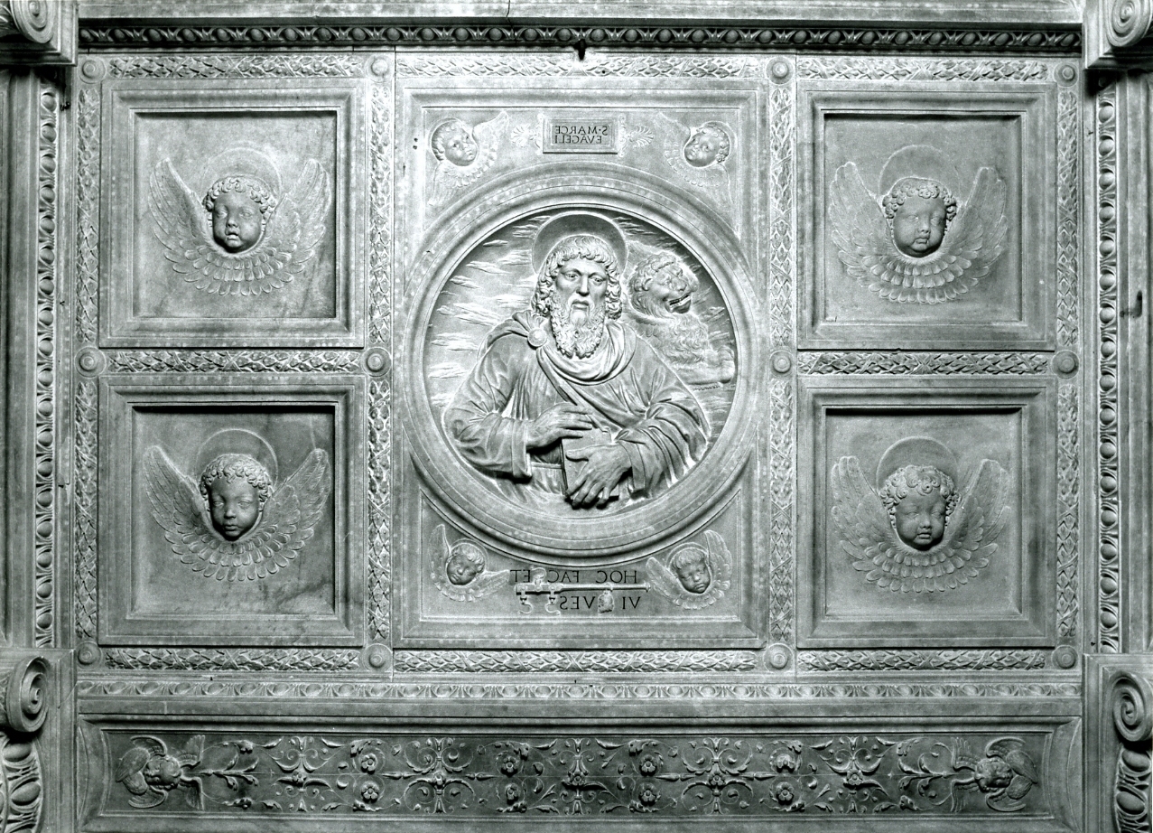 San Marco Evangelista (rilievo) di Malvito Giovan Tommaso (inizio sec. XVI)