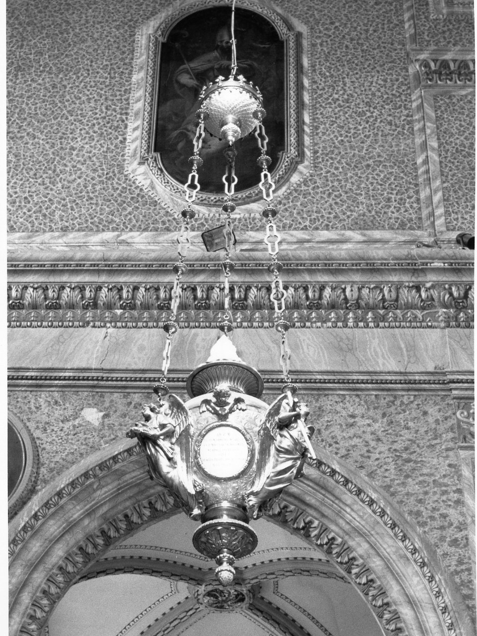 lampada pensile - bottega campana (sec. XIX)