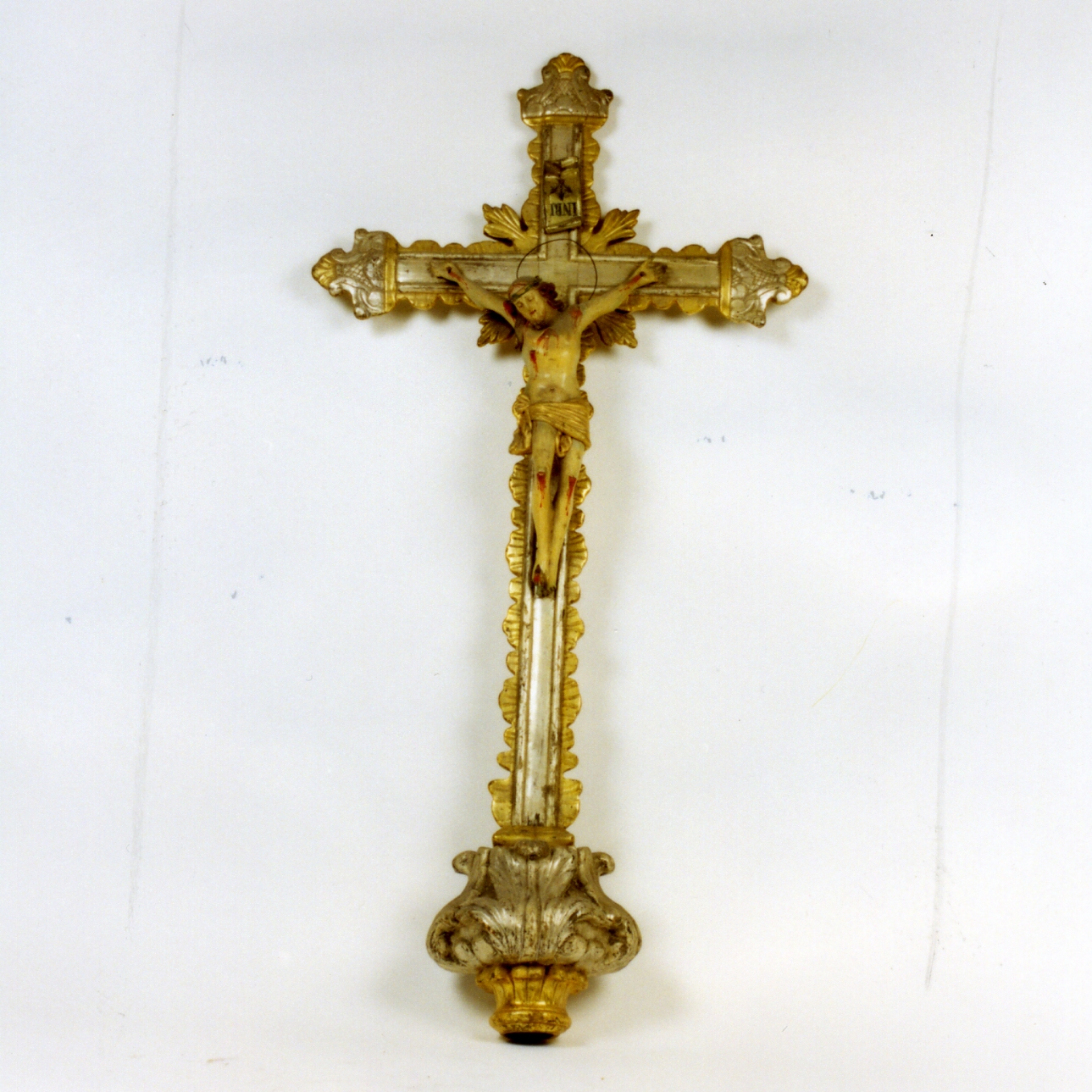 croce processionale - bottega napoletana (seconda metà sec. XVIII)