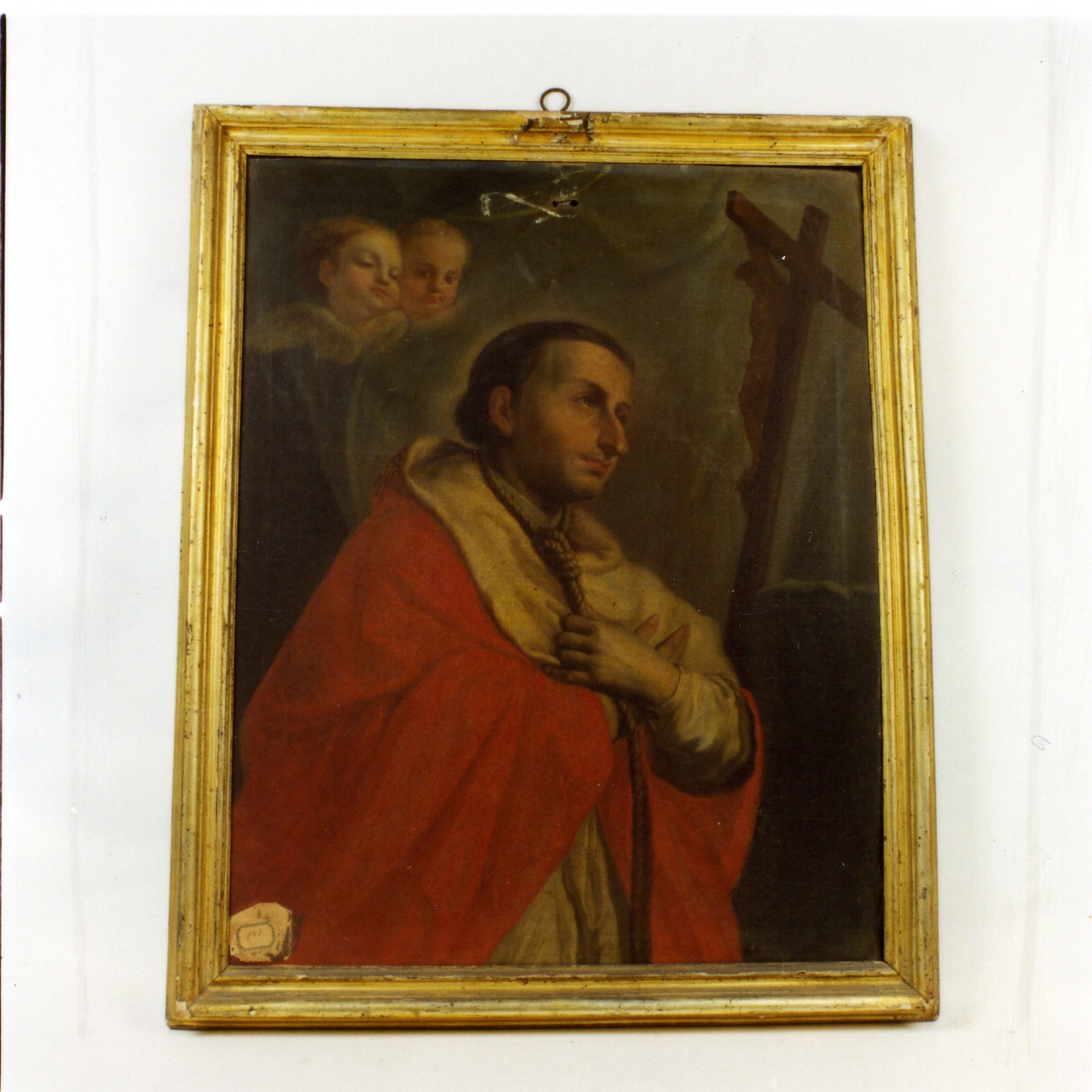 San Carlo Borromeo (dipinto) di De Mura Francesco (maniera) (prima metà sec. XVIII)