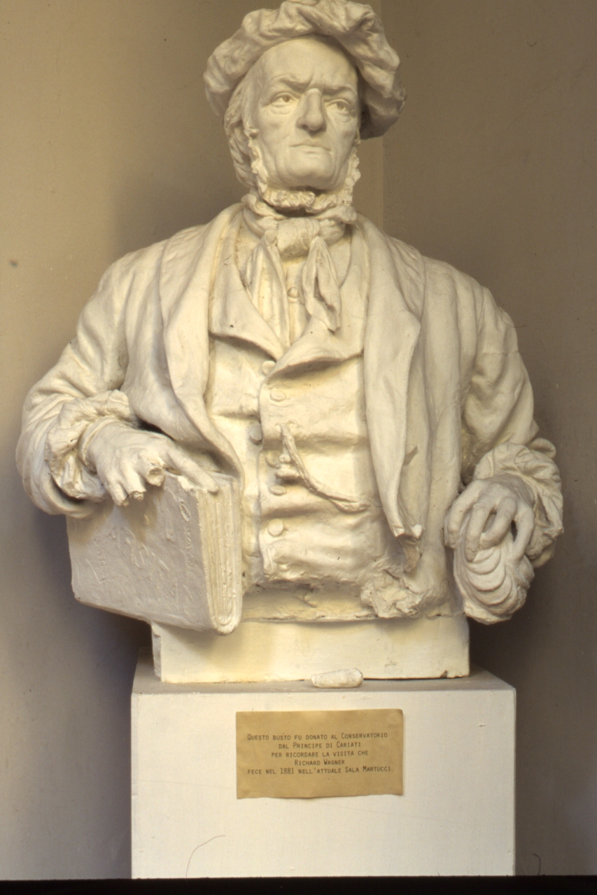 busto di Richard Wagner (busto) di Sartiry S (ultimo quarto sec. XIX)
