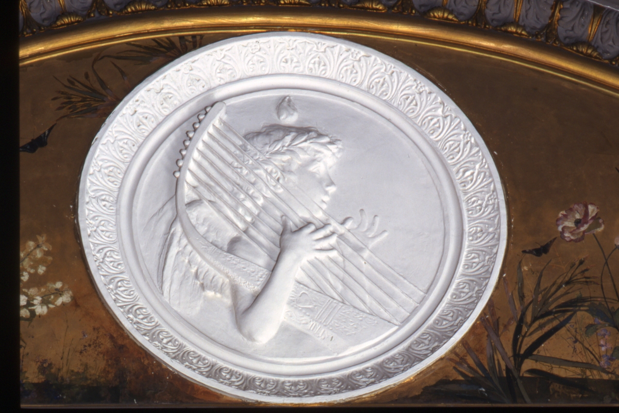 angelo musicante (rilievo) - ambito napoletano (inizio sec. XX)