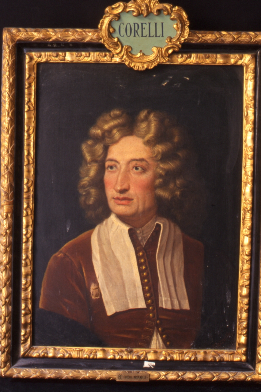 ritratto di Arcangelo Corelli (dipinto) di Mazzotta Federico (ultimo quarto sec. XIX)