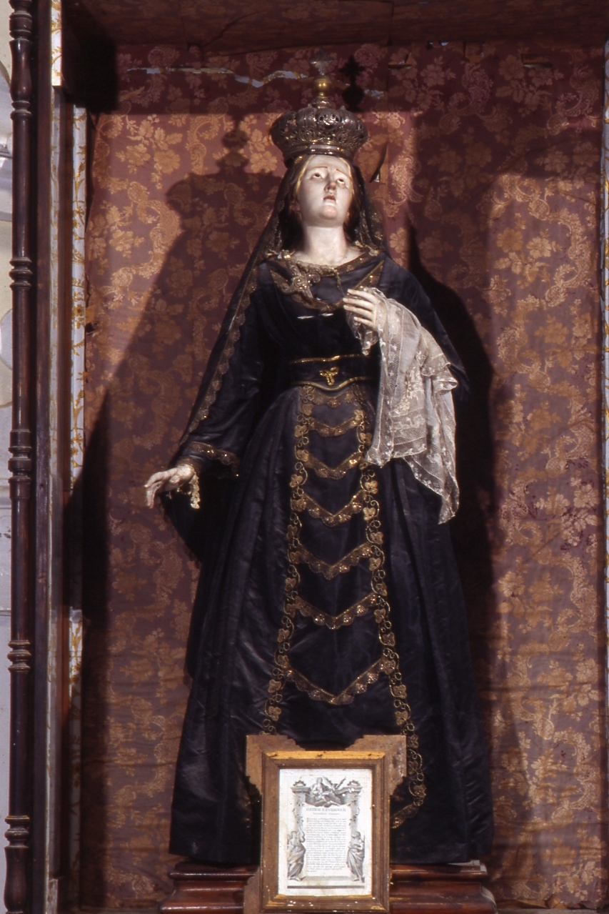 Madonna Addolorata (statua) - ambito napoletano (metà sec. XIX)