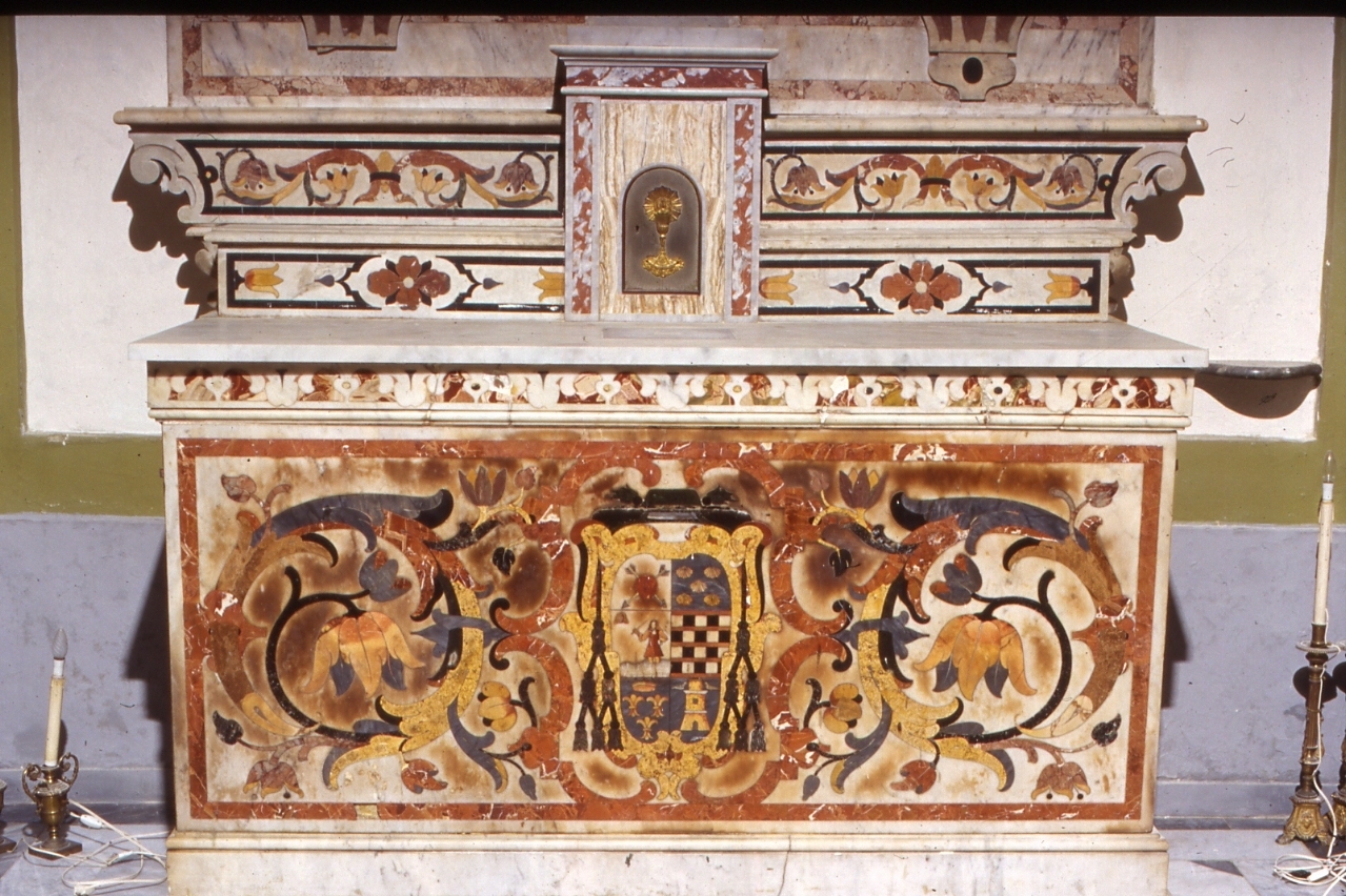 mostra d'altare - bottega napoletana (sec. XVII)