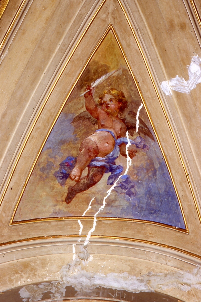 putto (dipinto) - ambito francese (metà sec. XIX)