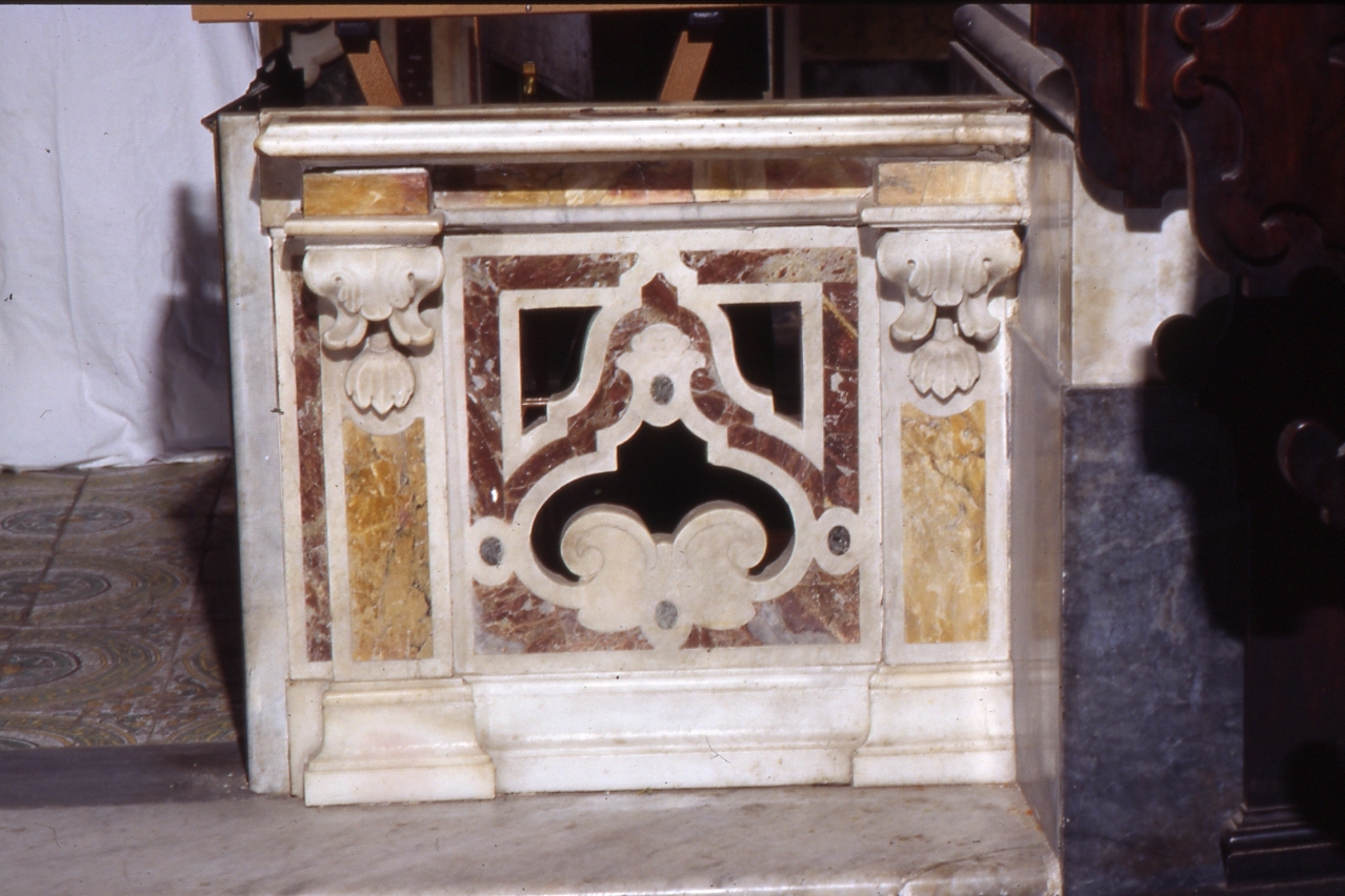 balaustrata, serie - bottega napoletana (inizio sec. XIX)