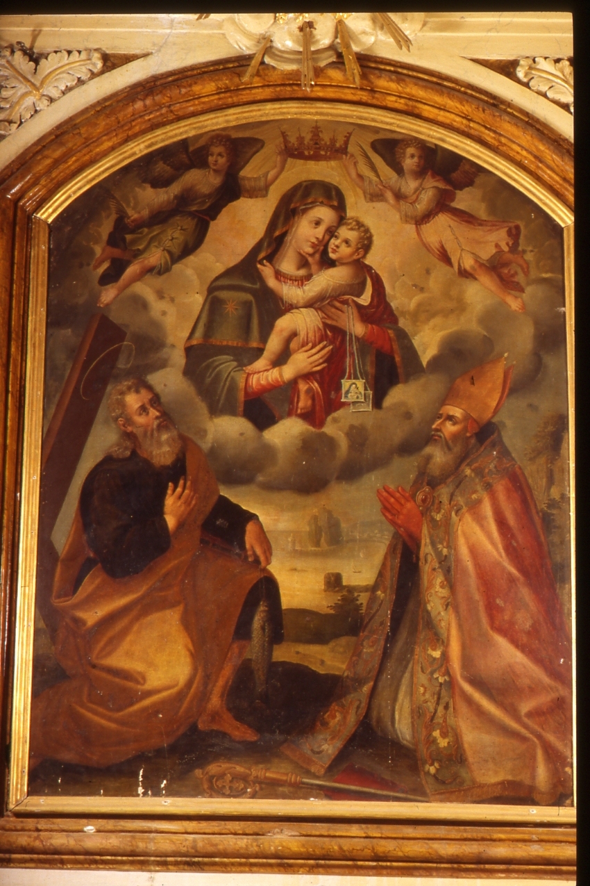 Madonna del Carmelo (dipinto) - ambito napoletano (fine sec. XVI)